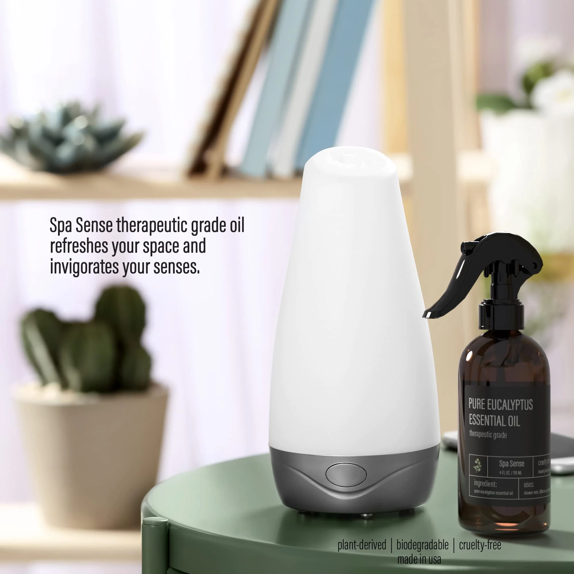 Spa Sense Pure Eucalyptus Oil Shower Mist and Steam Room Spray - 8 Ounce Premium Aromatherapy Eucalyptus Essential Oil Spray - Image 6