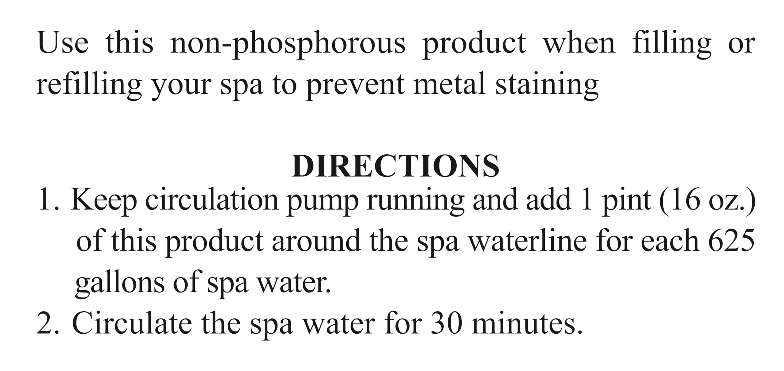 SpaChoice 1-Pint 2-Pack Premium Metal Free, Metal Gone for Spa Hot Tub, Made in USA - Image 2