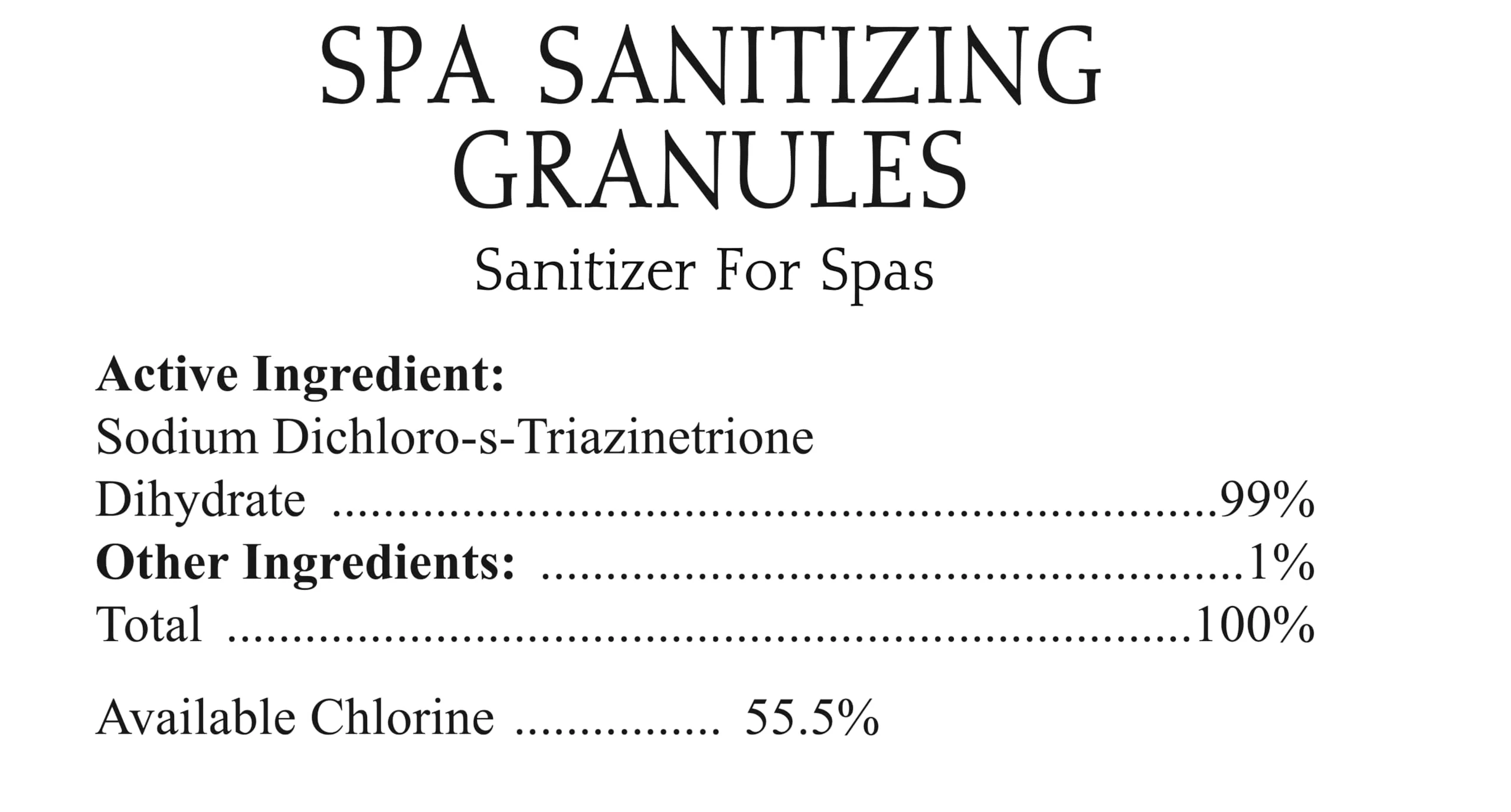 SpaChoice 5-Pounds 2-Pack Premium Spa Sanitizing Granules, Spa Chlorine Granules for Hot Tub, Made in USA - Image 2