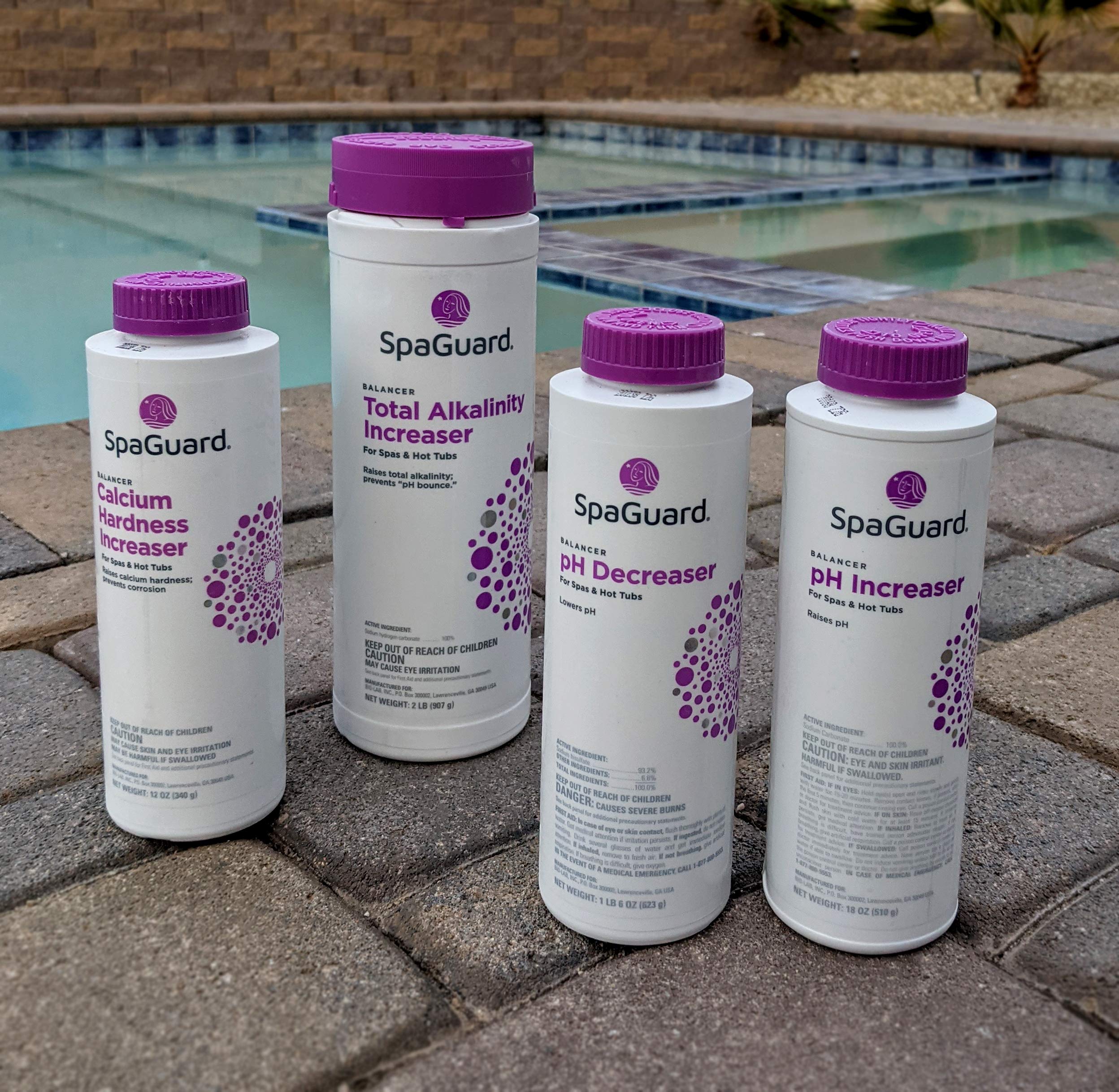 SpaGuard Balancer Bundle (pH Decreaser, pH Increaser, Alkalinity Increaser, Calcium Increaser) (1) - Image 6