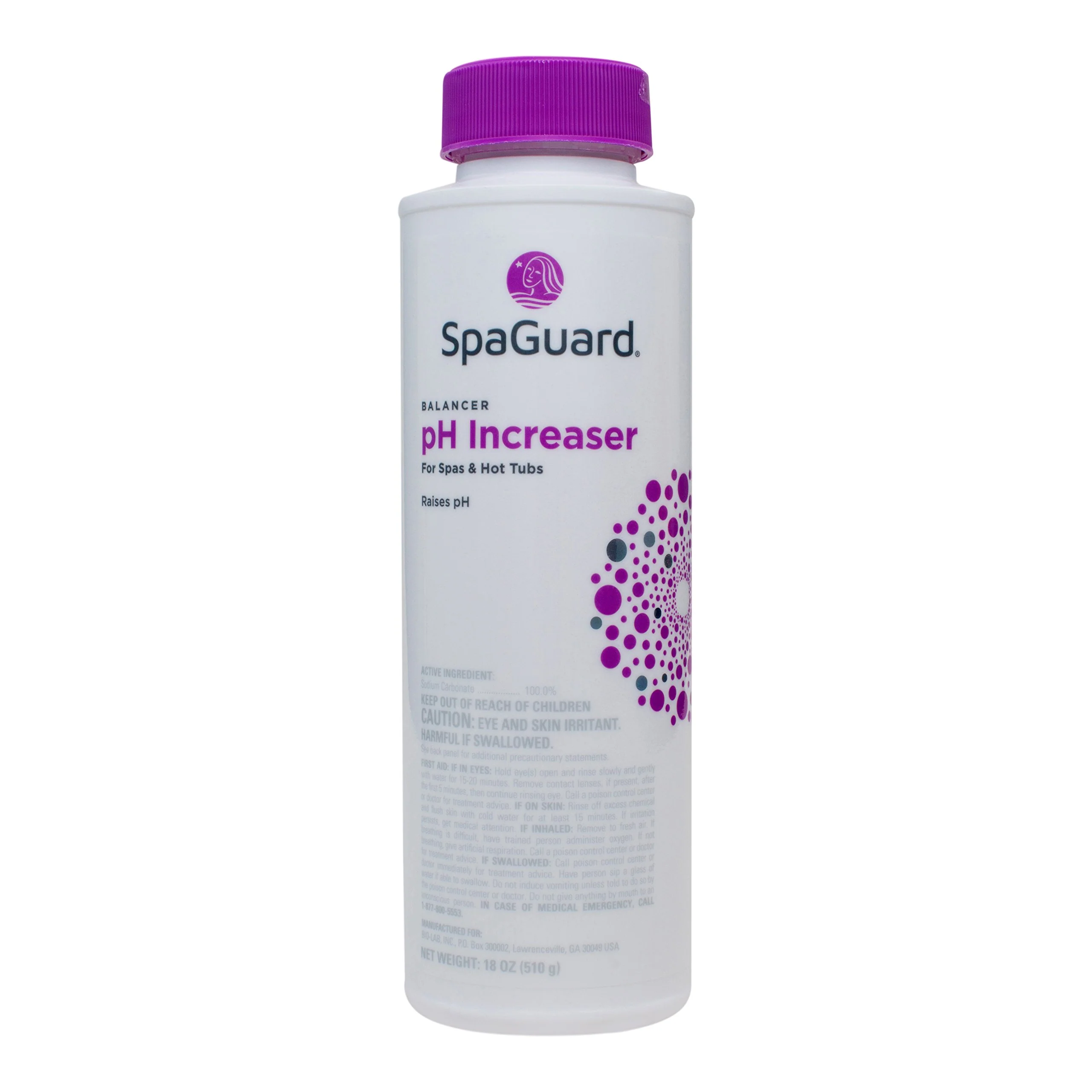 SpaGuard pH Increaser, 18 oz, Pack of 3, pH Raiser for Spas & Hot Tubs, Protects Equipment from Corrosion, Balances Water