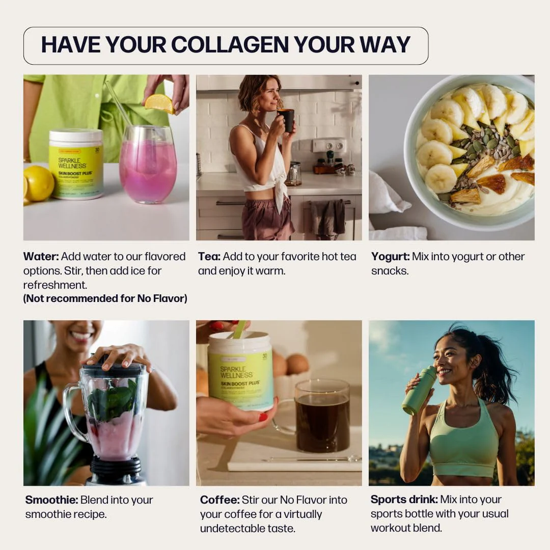 Sparkle Wellness VERISOL Bioactive Hydrolyzed Collagen Peptides | Collagen Powder Supplement with Vitamin C & Hyaluronic Acid for Hair, Skin, and Nail Health | Skin Boost Plus (Tropical) [30-Serves] - Image 8