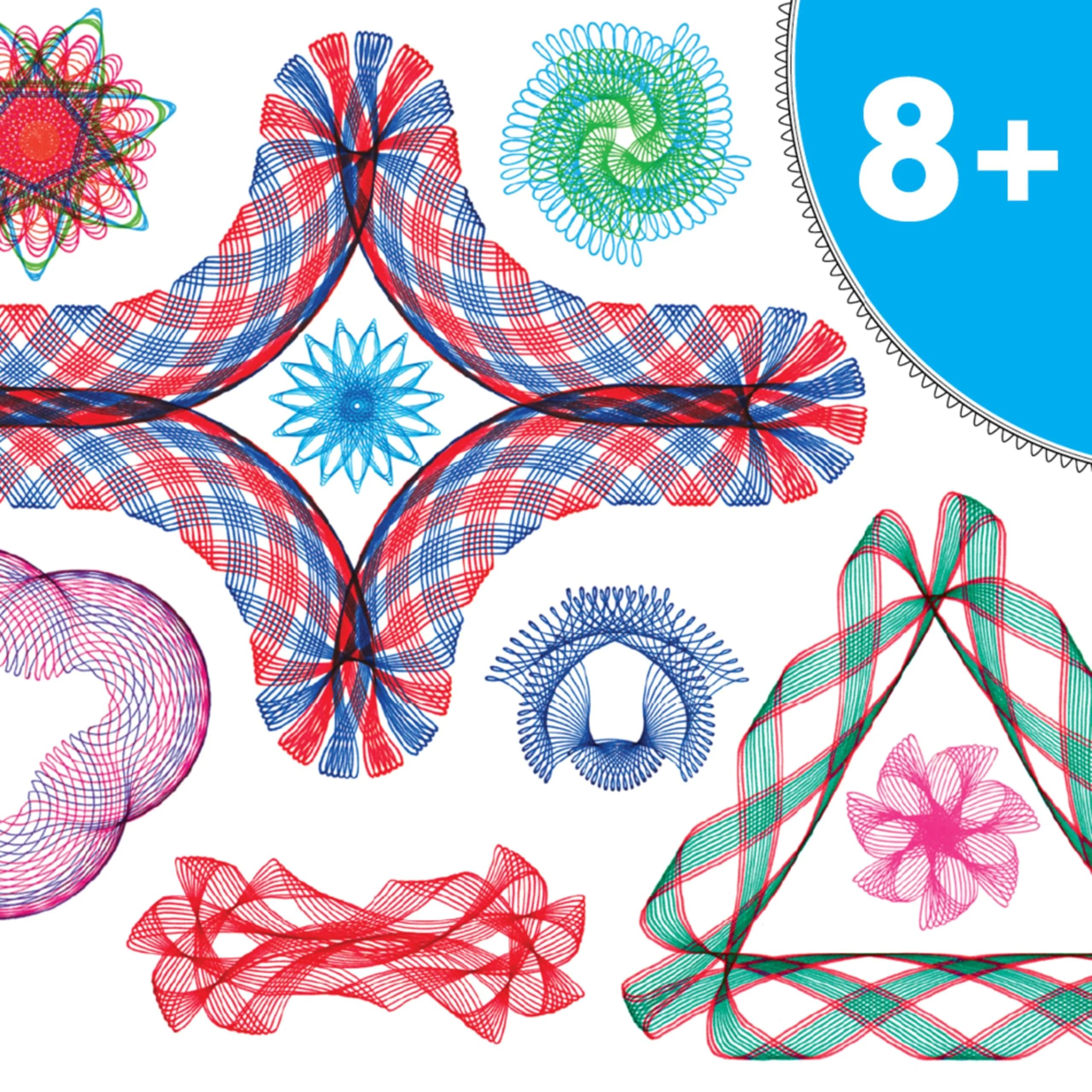 Spirograph Super Set –Arts and Crafts, Kids Toys, Art Supplies, Craft Supplies, Drawing Kit, Spiral Art, Classic Gear Design Kit, Case, Pens, Design Sheet Included, Ages 8+