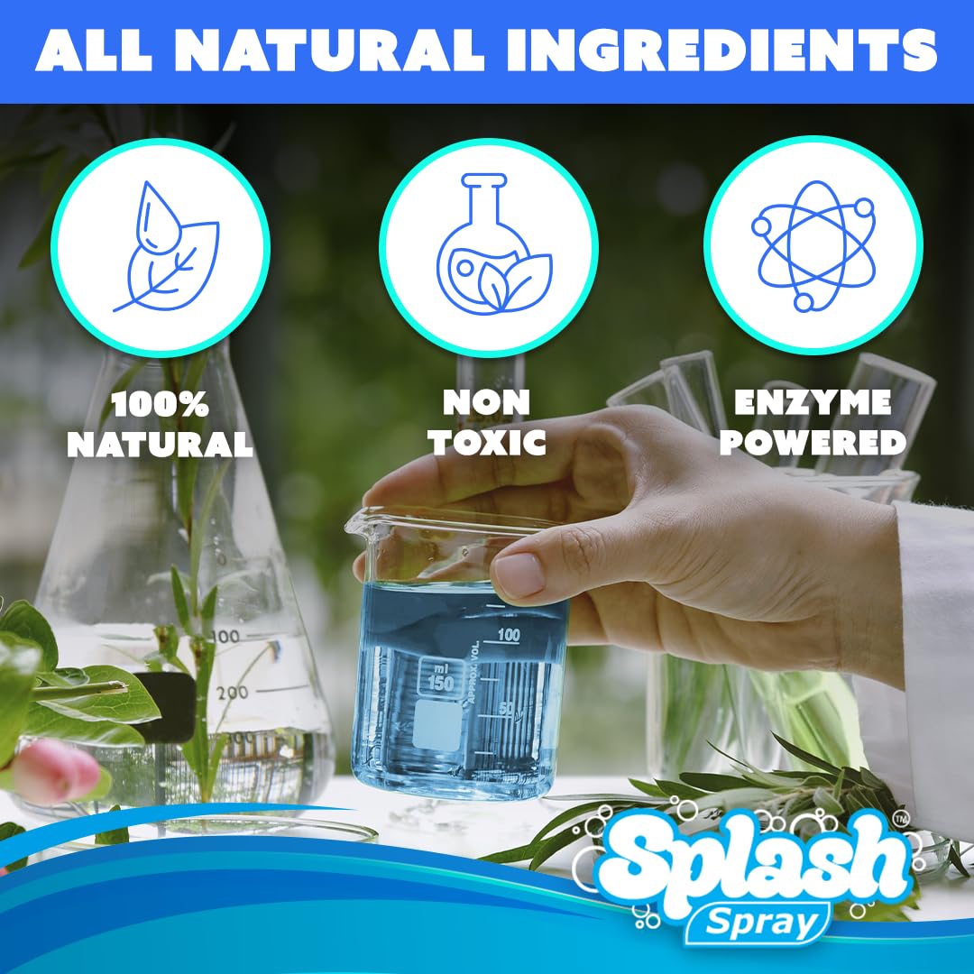 Splash Spray Multi-Purpose Cleaning Tablets - 5x Cleaning Tablets and Bottle Spray - Mix with Warm Water - Image 6