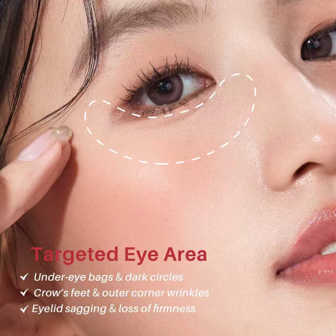 SPODARE Caffeine & Retinol Eye Serum for Dark Circles, Puffiness and Wrinkles, Under Eye Cream with Hyaluronic Acid, Niacinamide & Peptides, Roller Serum with 360°Massage Ball - 0.5 fl. oz - Image 3