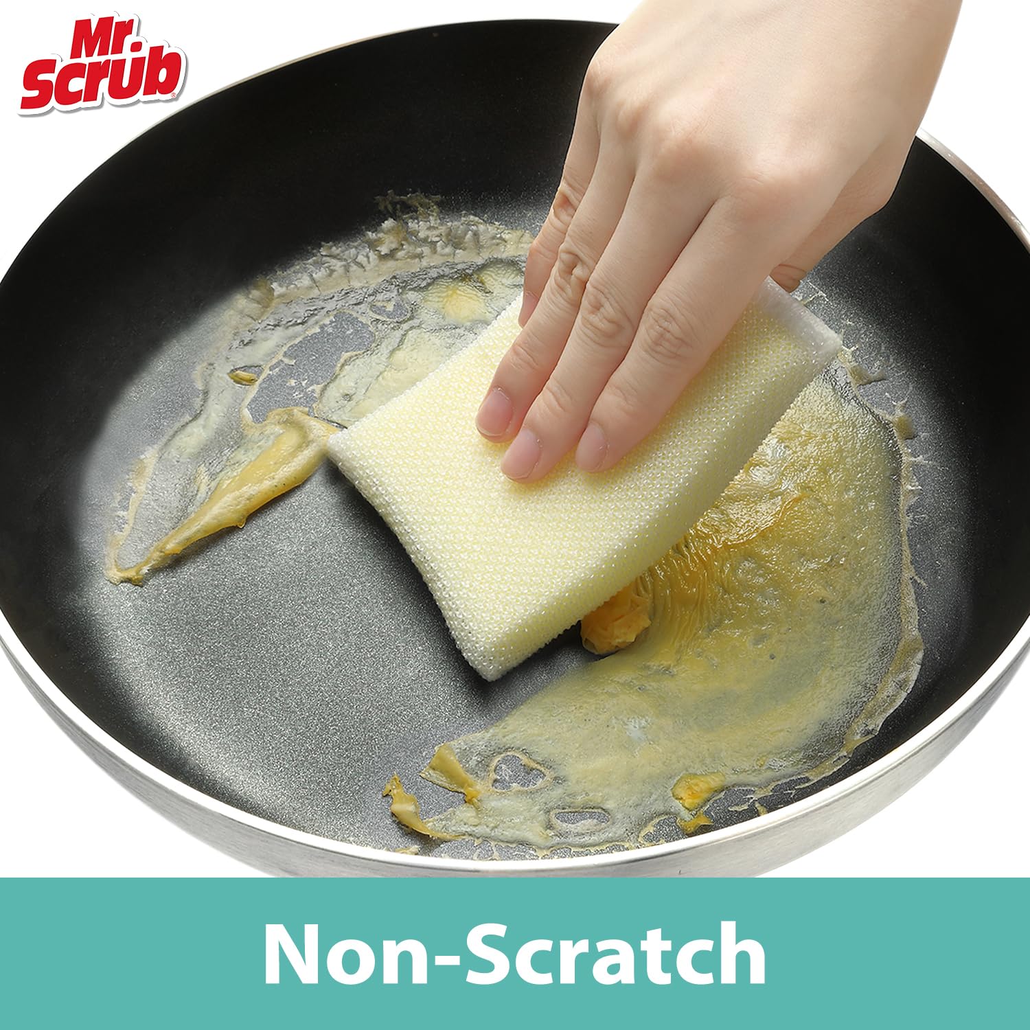 Sponges Kitchen Scrub Dish Sponge Scouring Pad, 24 Pads Cleaning Brush Dishwasher Soap Supplies, Dishwashing Dinnerware Towels Sink Pan Pot Cloth Rags Holder Bathroom Bathtub - Image 6