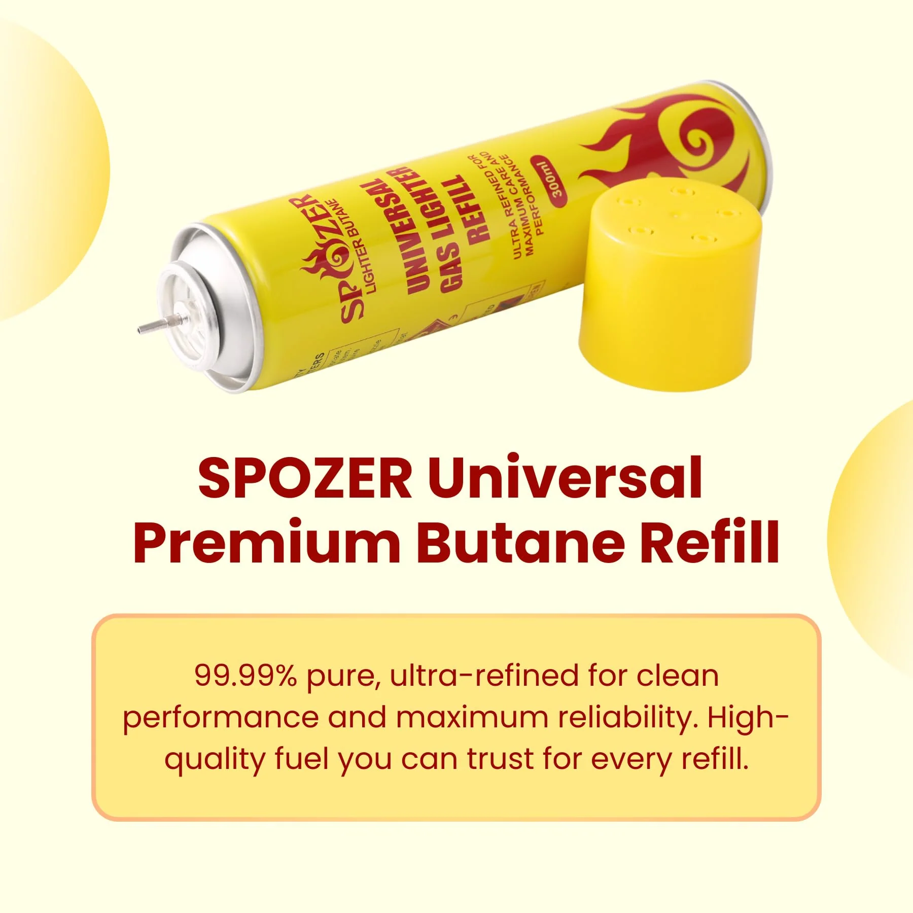 Spozer 36 Pack Torch Lighter Gas Refill Butane Universal Fluid Fuel Ultra Refined 300ml 10.14 Oz (3 Box) - Image 4