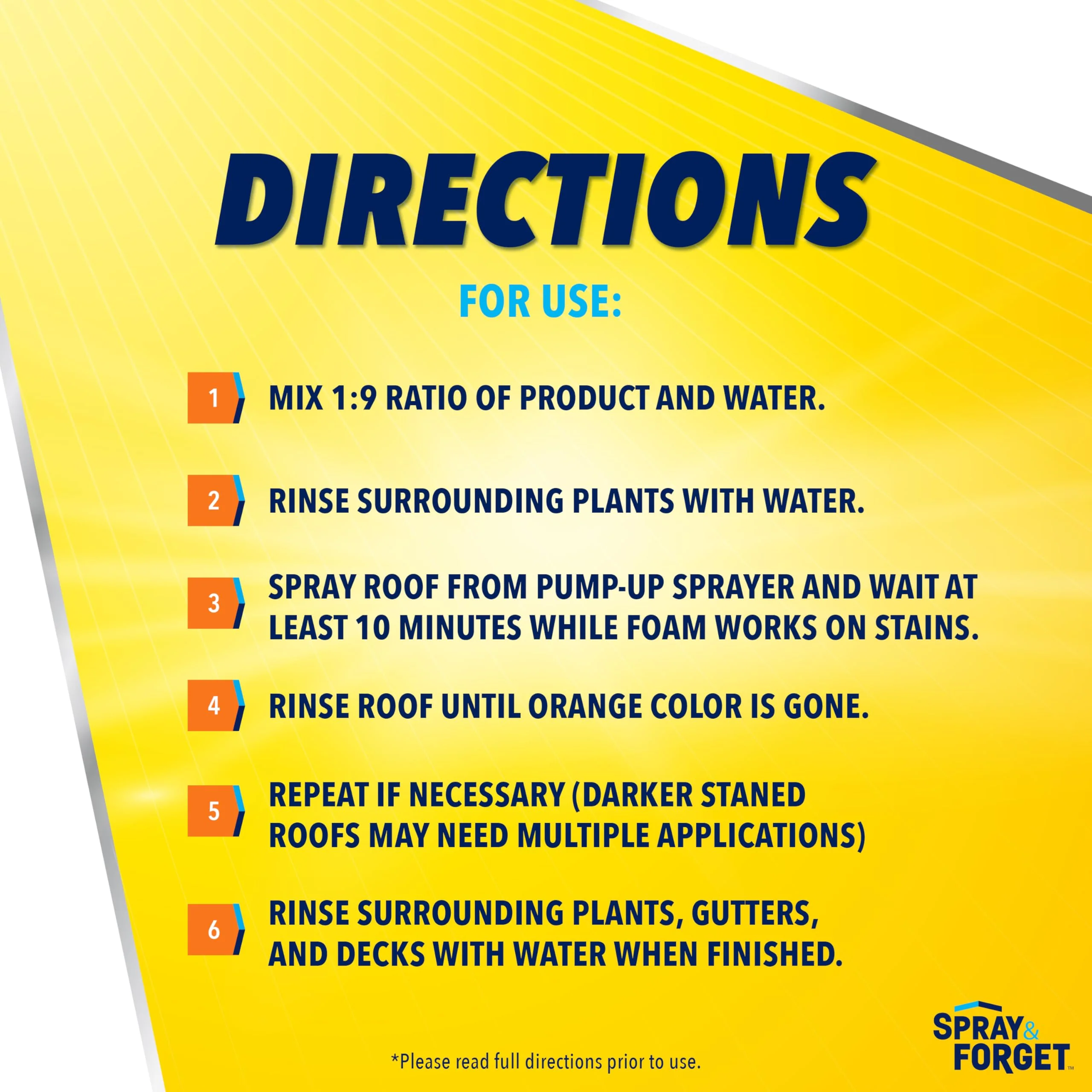 Spray & Forget 1-Gallon Concentrated Roof Cleaner - Image 2