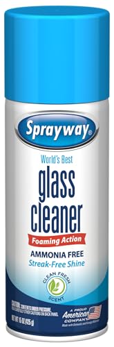Sprayway Glass Cleaner Foaming Aerosol Spray, 15oz, Pack of 6 | Ammonia-Free, Streakless, Fast-Acting | Cleans & Polishes Glass Surfaces | Fresh Scent, Removes Fingerprints, Dust, Dirt, Smoke Film - Image 5