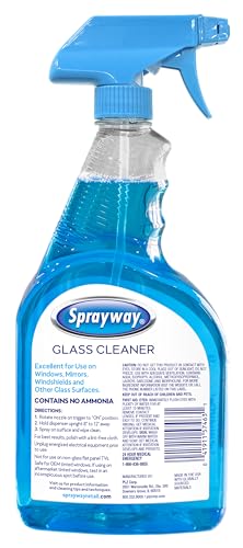 Sprayway Glass Cleaner Liquid Spray, 32oz, Pack of 6 | Ammonia-Free, Streakless, Foaming Action | Recyclable Bottle, Fresh Fragrance | Removes Fingerprints, Dust, Dirt, Smoke Film | All Glass Surfaces - Image 4