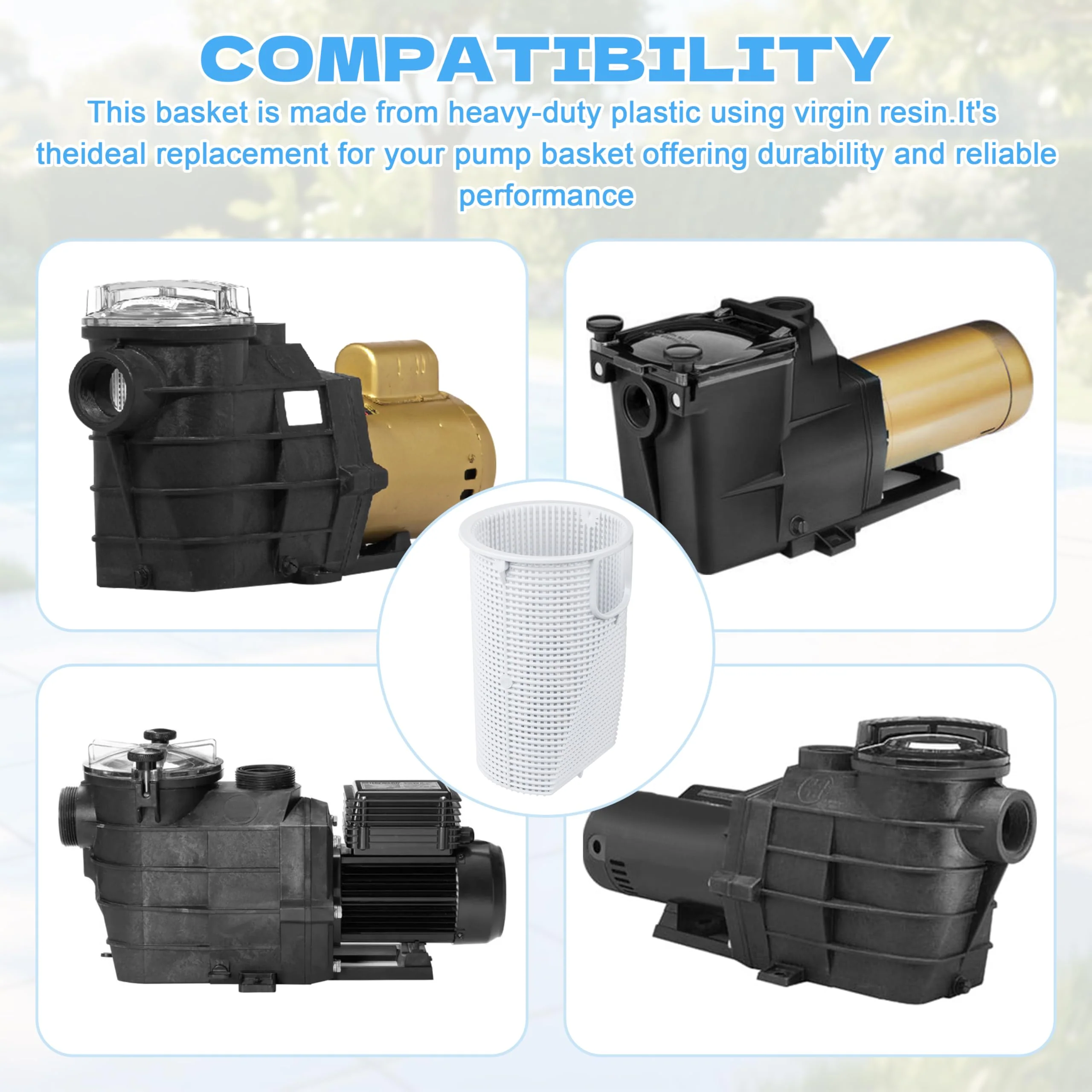SPX3000M Pro Grade Pump Basket for Hayward Super II - Fits B-207 Super 2 Pool Pump, Small & Large Debris, Anti-Clog Reinforced Durability - Image 3