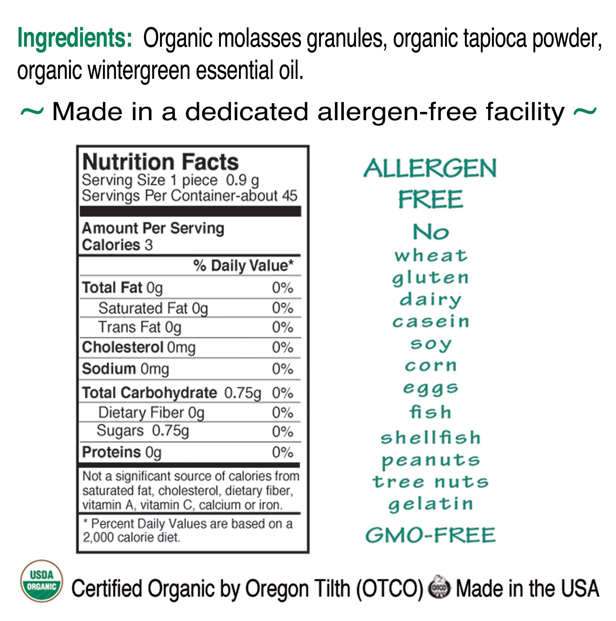 St. Claire's Organic Breath Mints, (Wintermint, 1.5 Ounce Tin, Bundle of 3) | Gluten-Free, Vegan, GMO-Free, Plant-based, Allergen-Free | Made in our Allergen-Free facility - Image 3