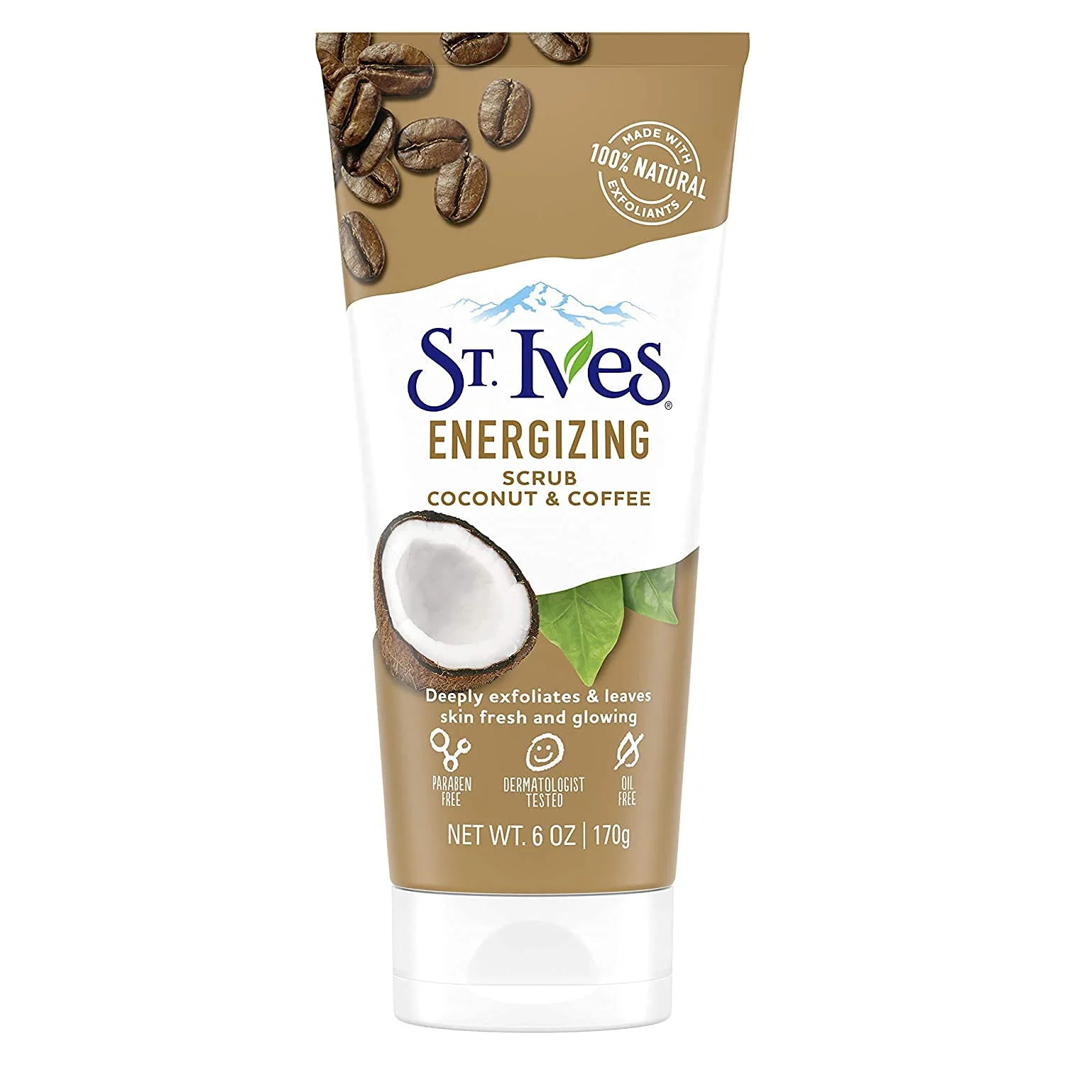 St Ives Scrub Energizing Coconut & Coffee 6 Ounce (Pack of 6) - Image 7