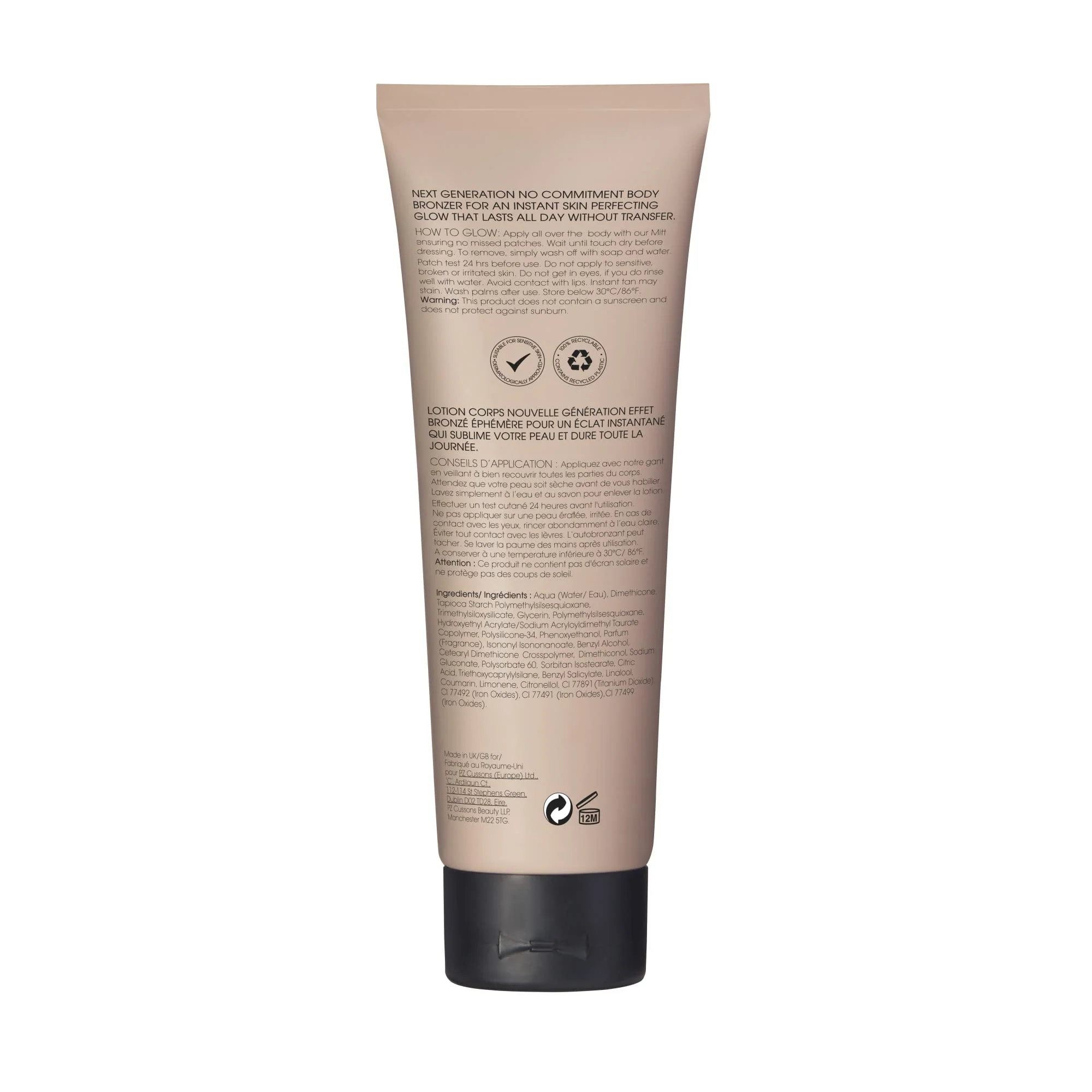 St.Tropez Instant Glow Face & Body Bronzer, Light to Medium Smudge-Proof, Vegan, Natural & Cruelty-Free - Image 2