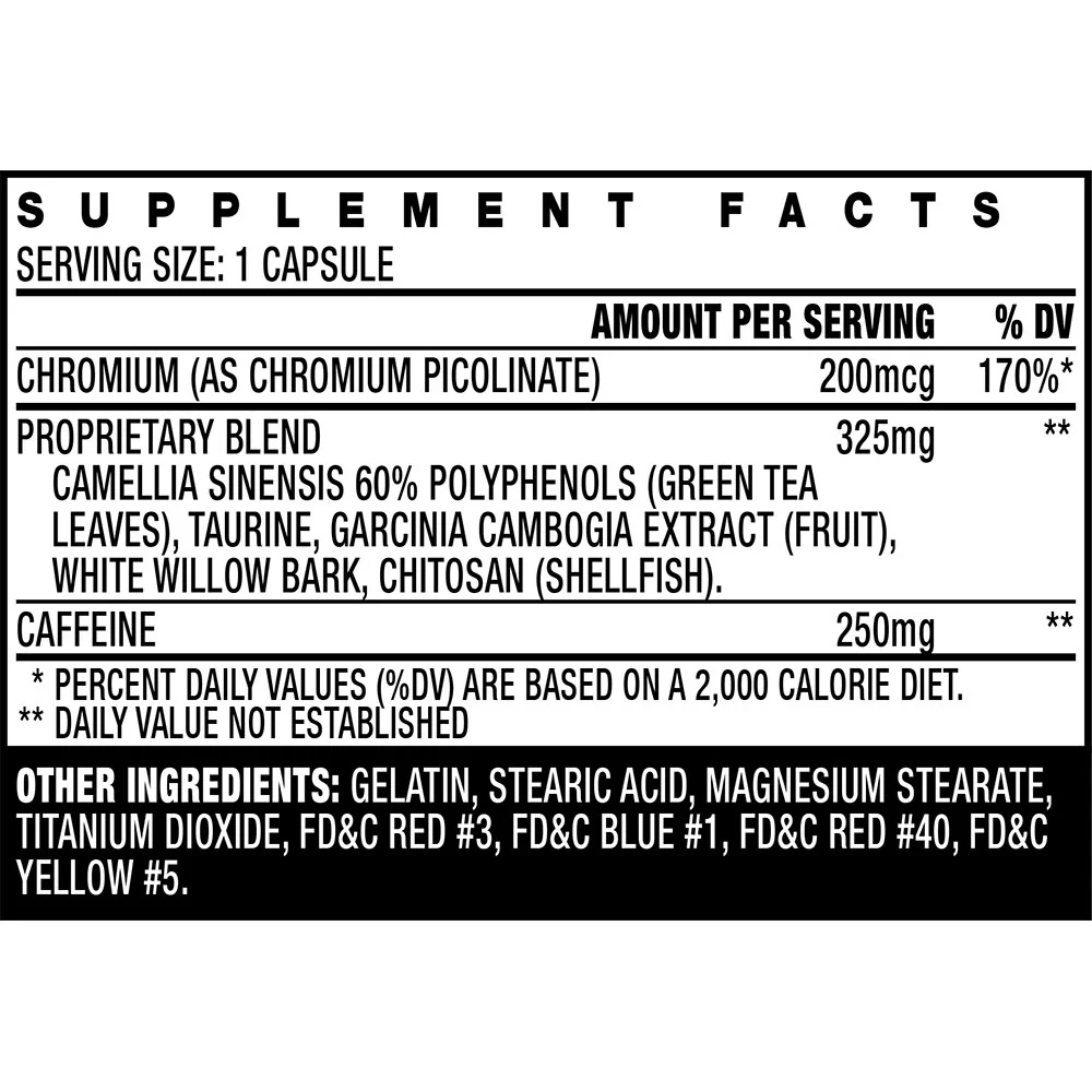 Stacker 3 Metabolizing Fat Burner with Chitosan, Capsules, 100Count Bottle - Image 9