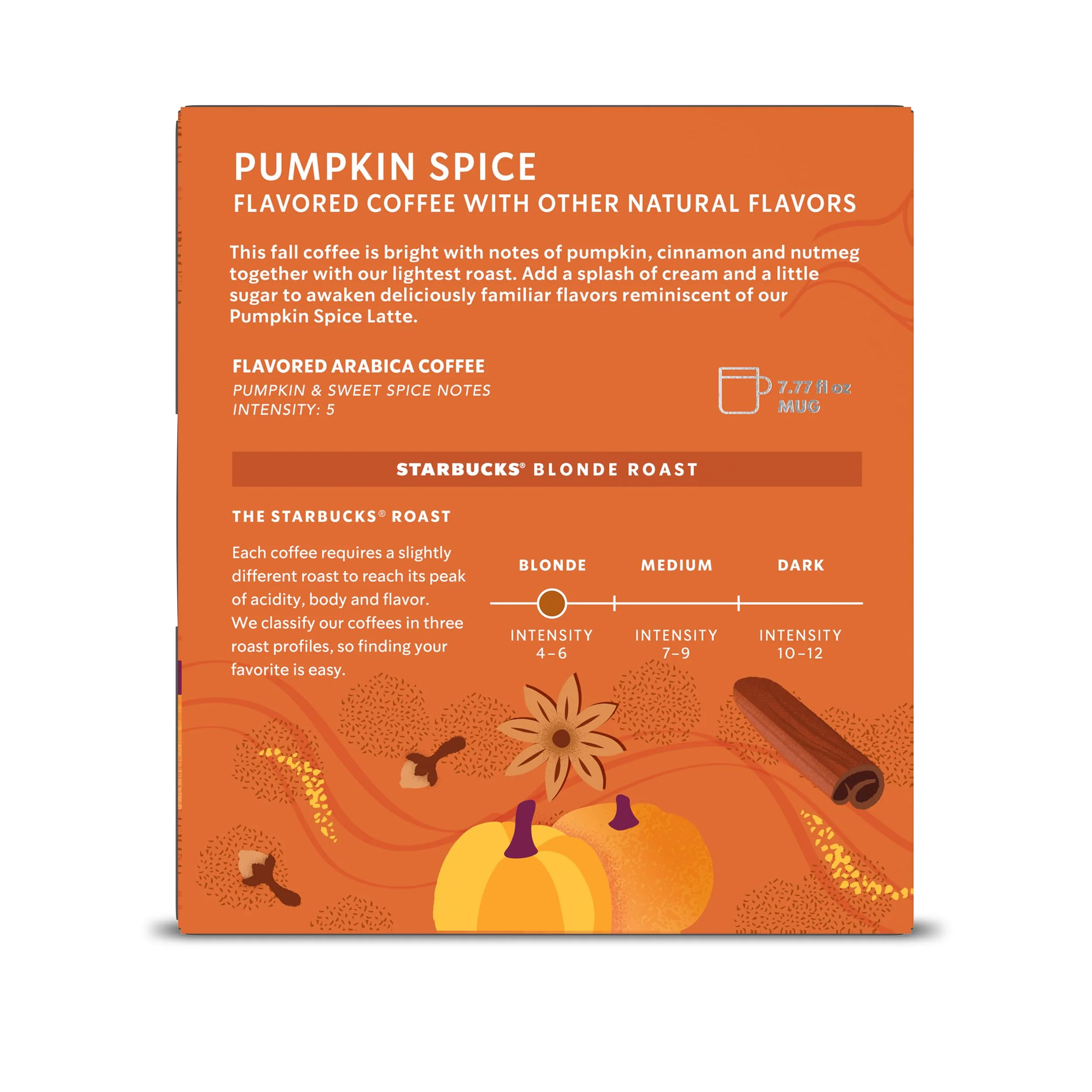 Starbucks by Nespresso Vertuo, Pumpkin Spice, 32-count Coffee Pods, Brews 7.8 oz.