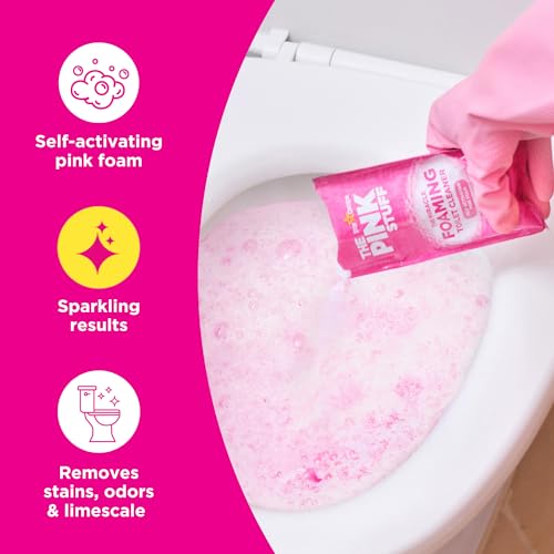 Stardrops The Pink Stuff Miracle Power Foaming Toilet Cleaner – Self-Activating Formula for Deep Cleaning, Stain Removal, and a Fresh Shine – Bathroom Essential - Image 6