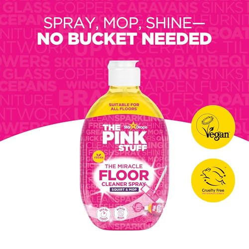 Stardrops - The Pink Stuff - The Miracle Floor Cleaner Spray - Squirt and Mop, (Pack of 4) - Image 7
