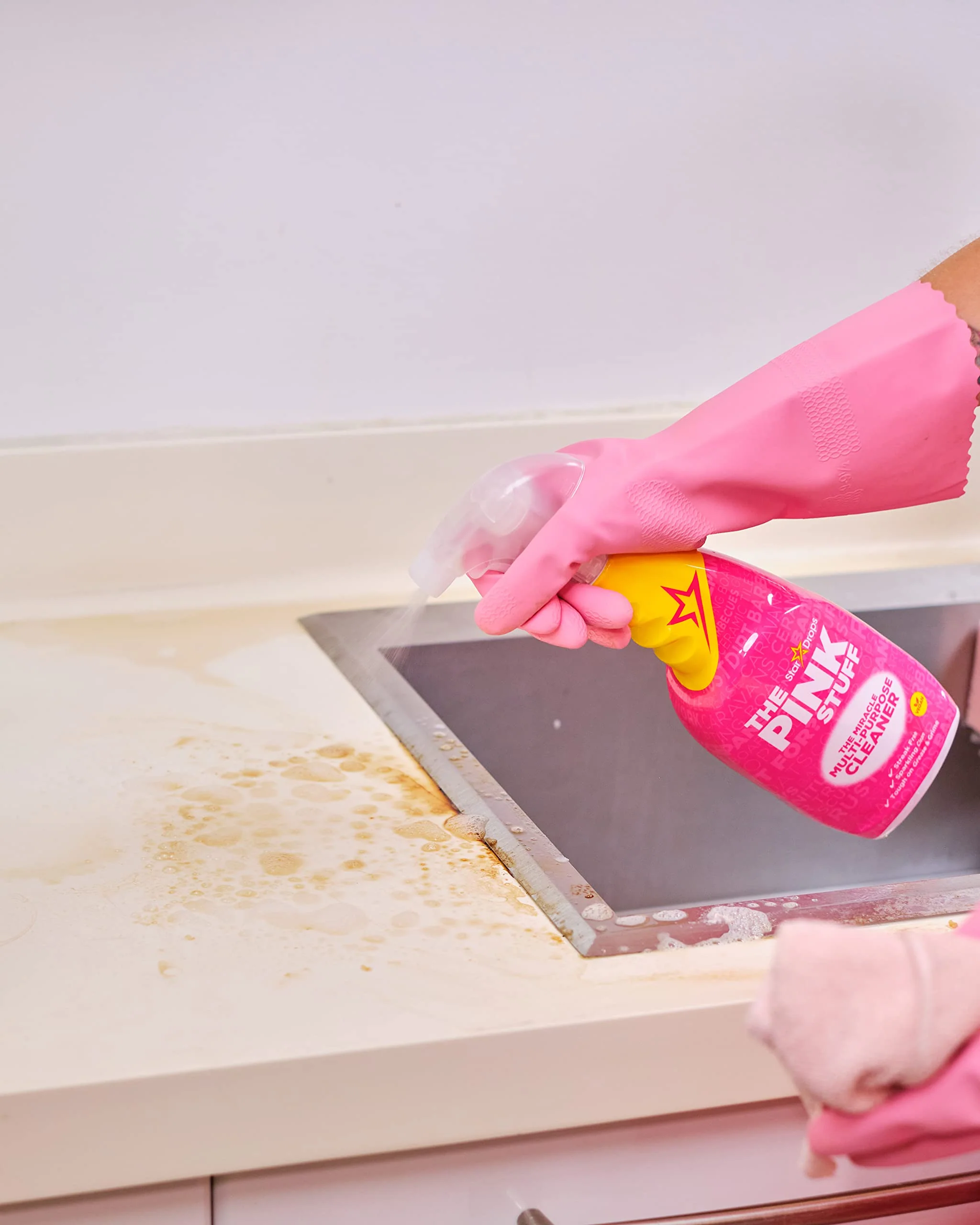 Stardrops - The Pink Stuff - The Miracle Multi-Purpose Cleaning Spray 750ml 3-Pack Bundle (3 Multi-Purpose Spray) - Image 4