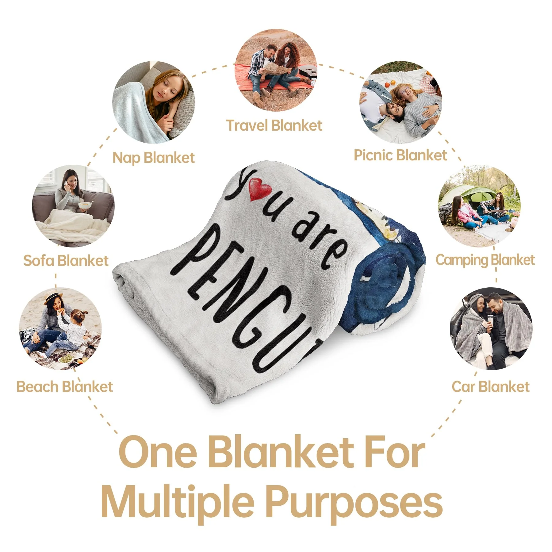 SteadStyle Gifts for Her Him Boyfriend Girlfriend, Wedding Anniversary Blanket, Romantic I Love You Christmas Birthday Gifts for Women Men, Wedding Gift for Wife Husband Couple 60'' x 50'' - Image 2