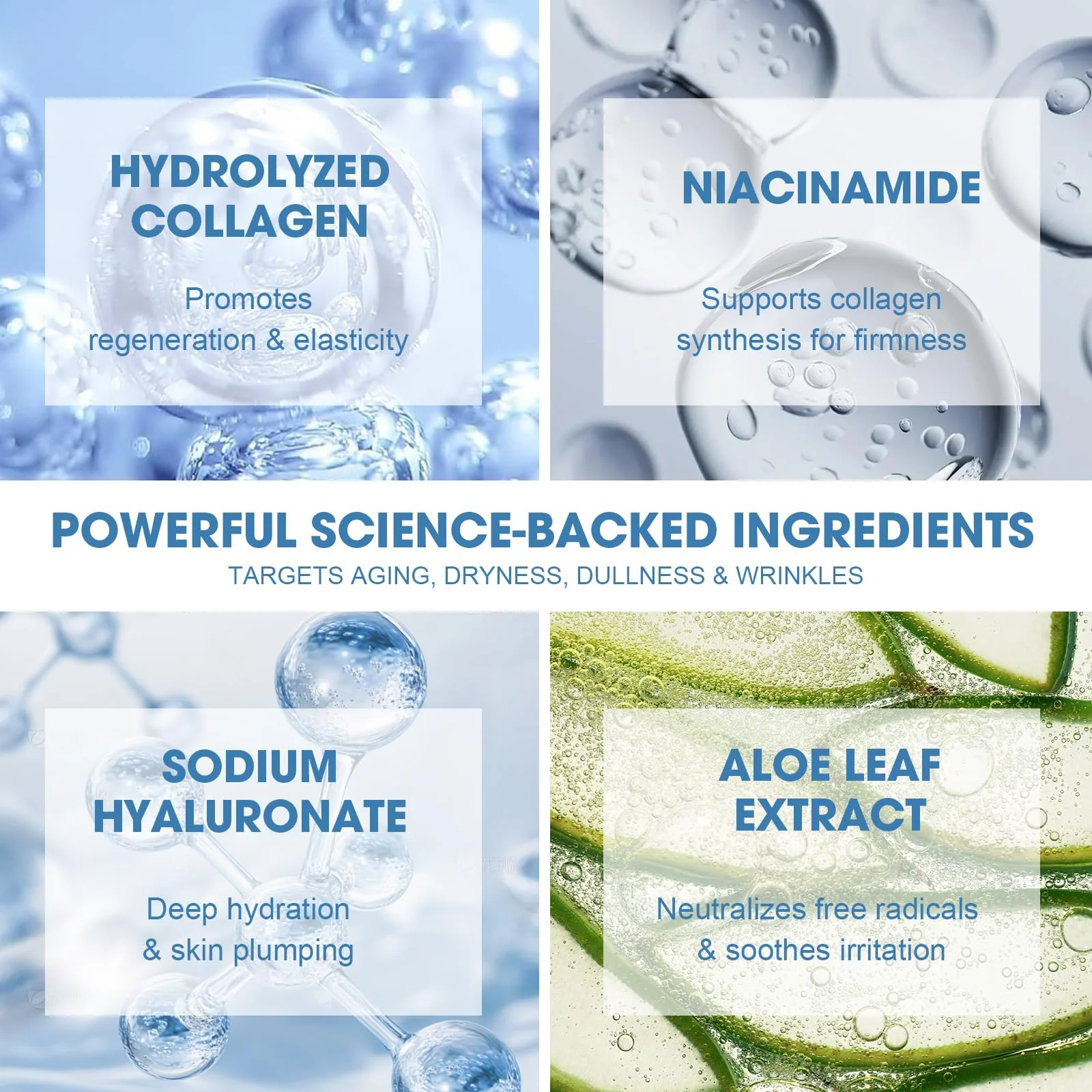 Stem Cell Serum for Face, 2 Pcs Microneedling Serum Ampoule for Anti-Aging, Helps Reduce the Look of Wrinkles and Scars, Hydrating Facial Serum to Use with and Without Micro Needling - Image 5