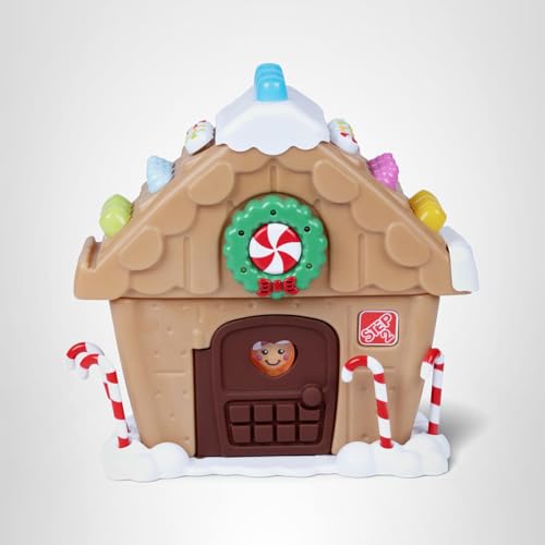 Step2 My First Gingerbread House, Kids Interactive Christmas Holiday Toy, Lights Up and Plays Music, Includes 20 Accessories, For Toddlers 1+ Years Old - Image 2