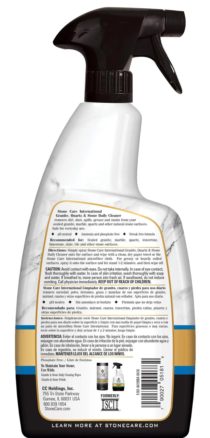 Stone Care International Granite Cleaner - 32 Fluid Ounces (2 Pack) Granite Marble Quartz Tile Travertine Limestone Slate Clean - Image 9
