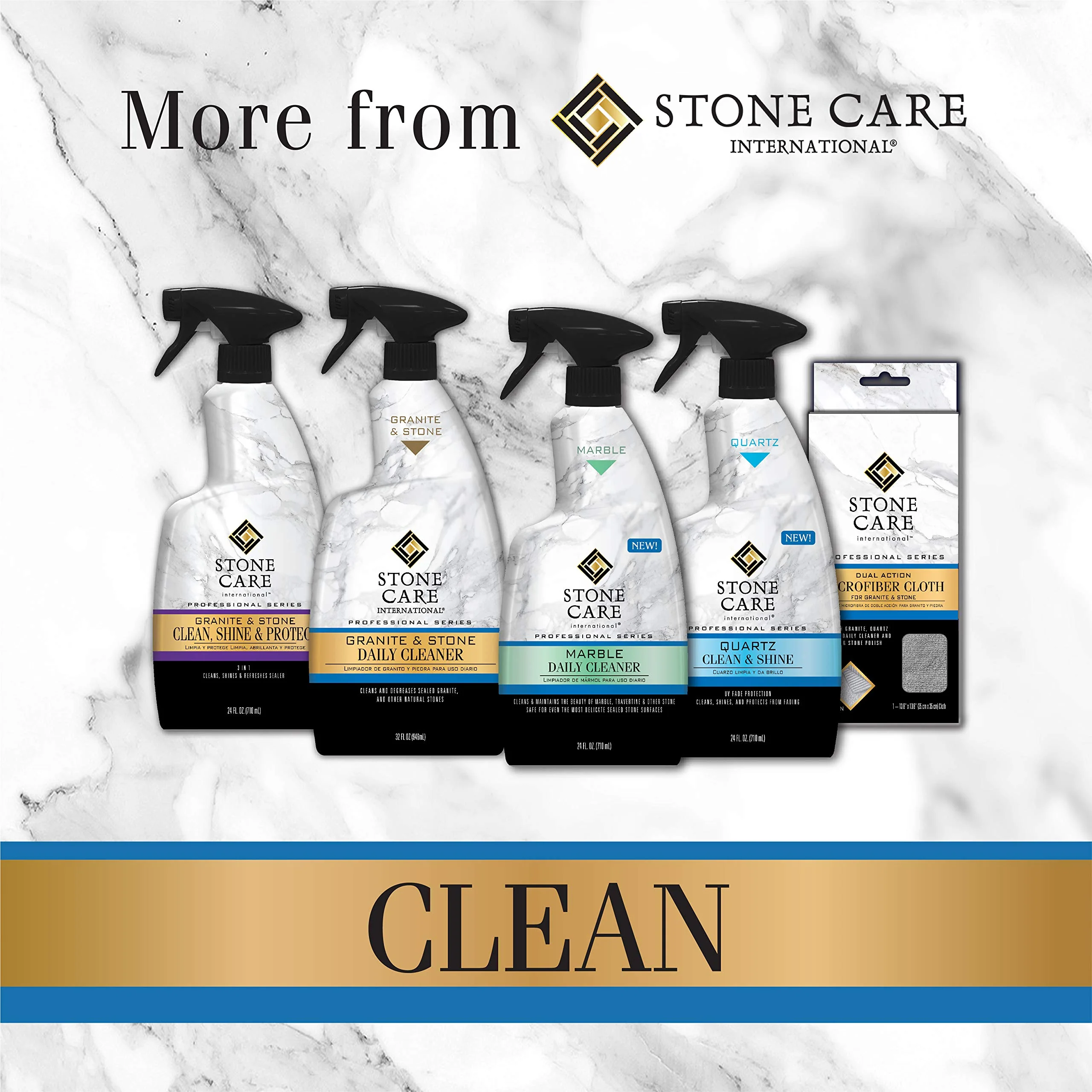 Stone Care International Quartz Cleaner and Polish - 24 Ounce (2 Pack) - Clean & Shine Your Quartz Countertops Islands and Stone Surfaces with UV Protection - Image 2