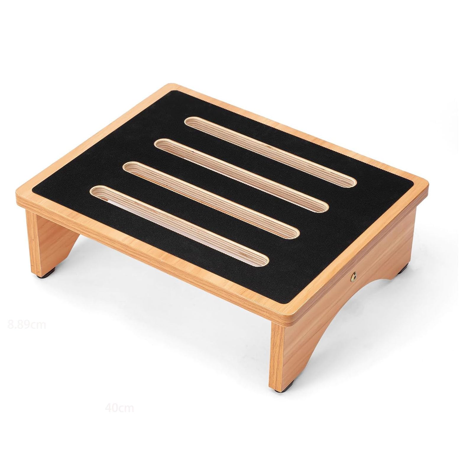 StrongTek 5" High Wooden Bed Step Stool for Adults, Sturdy Bedside & Shower Steps, 440lb Capacity, Versatile Mobility Aid for Seniors, Kitchen Use, Surgery Recovery, Anti-Slip, Portable Design - Image 2