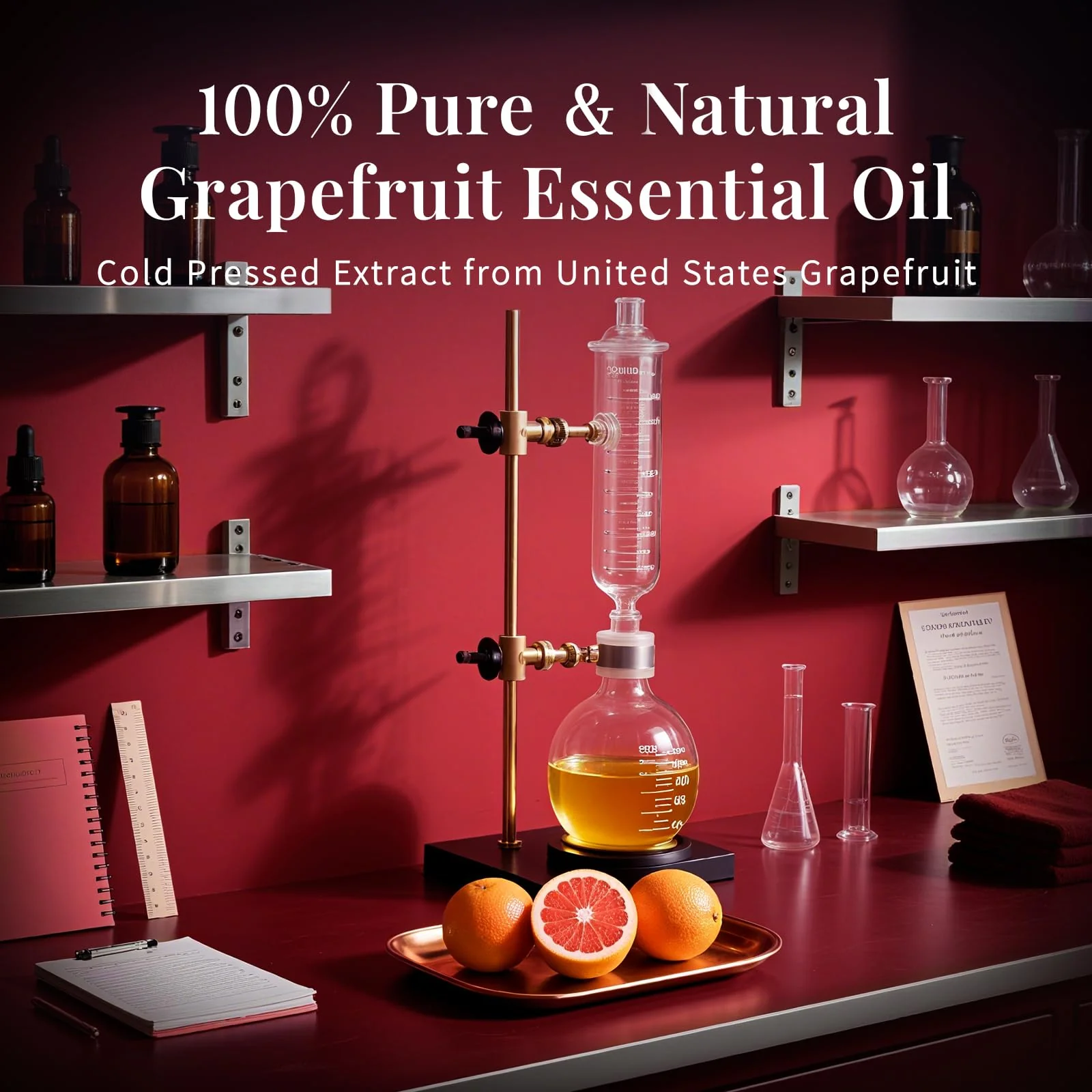 SU JUABA Grapefruit Essential Oil 4 Fl Oz, 100% Pure Natural for Massage, Diffuser, Aromatherapy, Hair & Skin Care - 118ML - Image 5