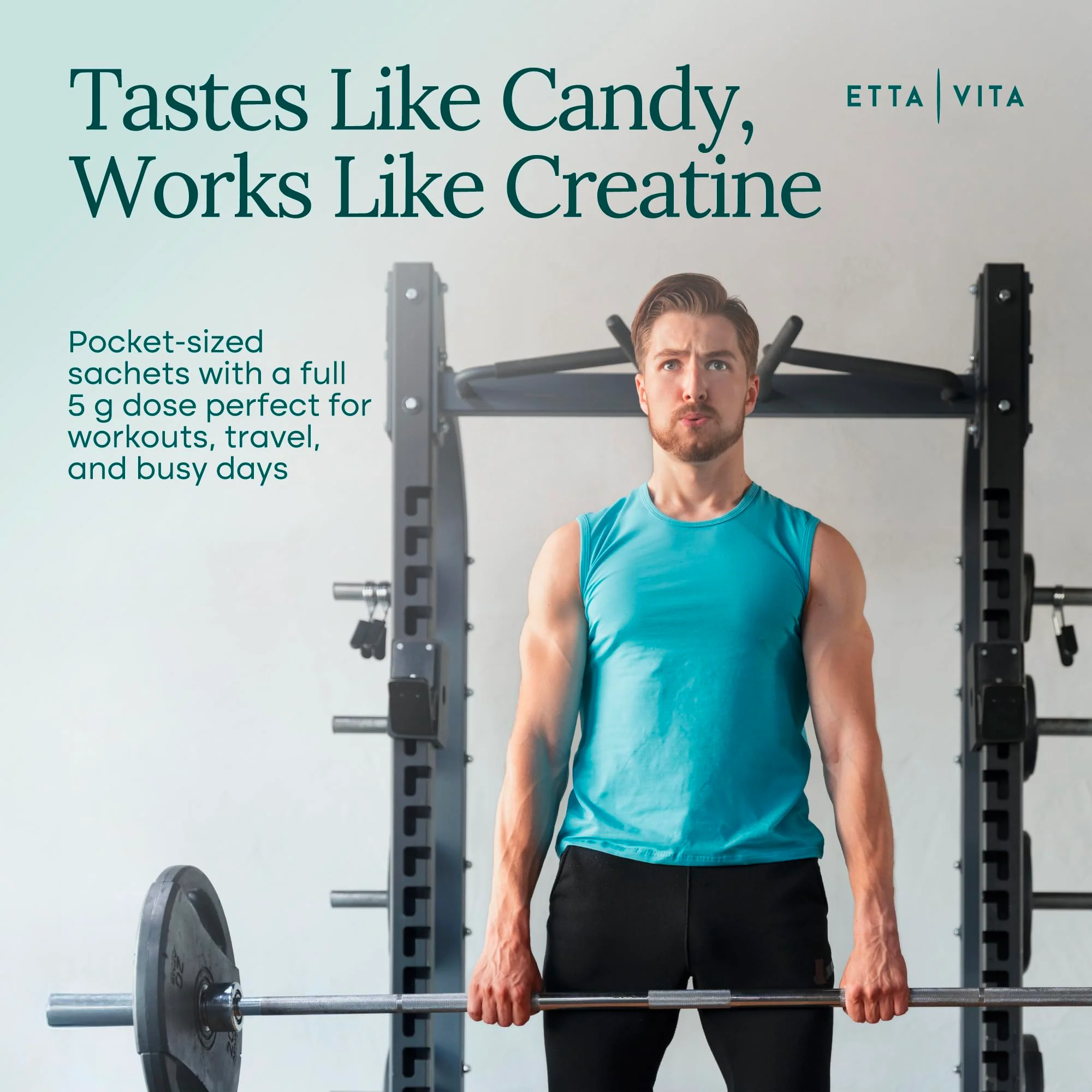 Sugar-Free Creatine Monohydrate Gummies (5g Per Packet) - Potent Creatine Gummies for Men & Women, Supplement for Muscle Support, Cognitive Function - Non-GMO, Gluten-Free, Mucuna Pruriens - Image 3