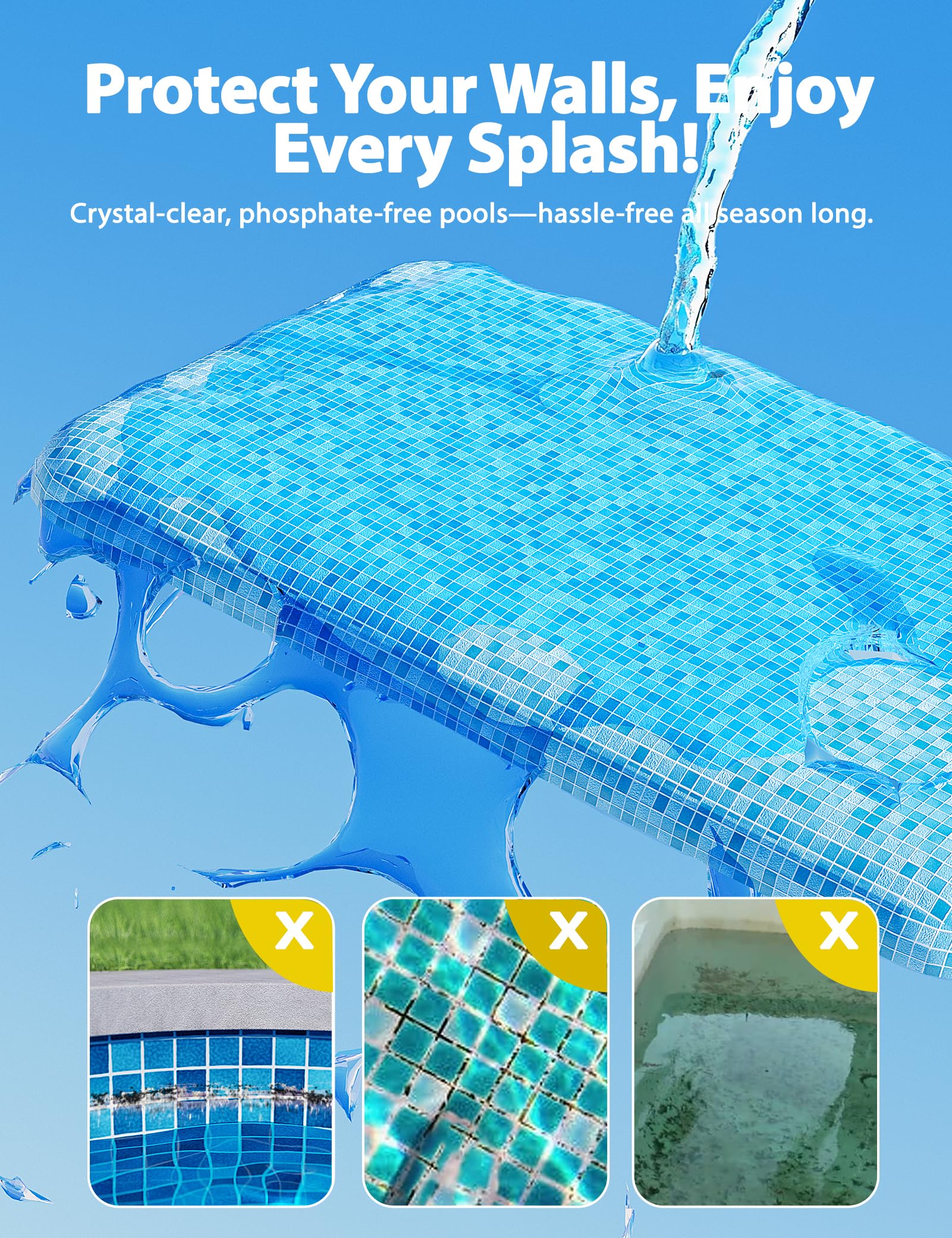 SUMMERBUDDY Pool Phosphate Remover,Advanced Phosphate Removal Pool Formula-Perfect for Swimming Pool Treatment to Make Your Pool Phosphate Free - Image 9