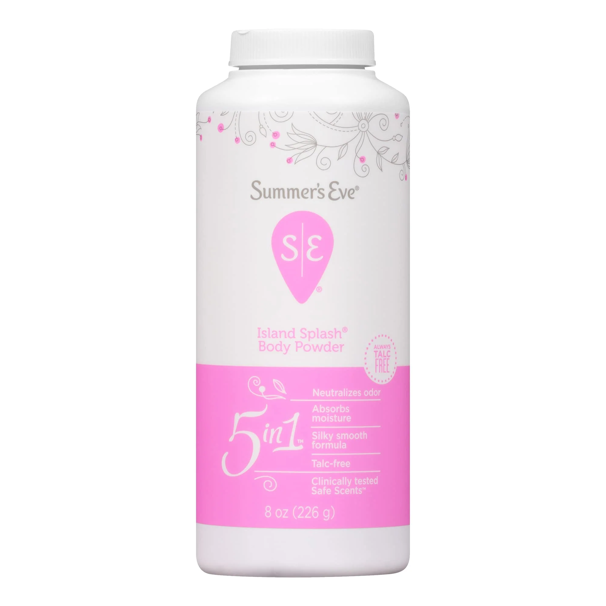 Summer's Eve Island Splash Body Powder for Women with Talc-Free, Odor-Neutralizing and Moisture-Absorbing Formula, 8 Oz, Pack of 3 - Image 5