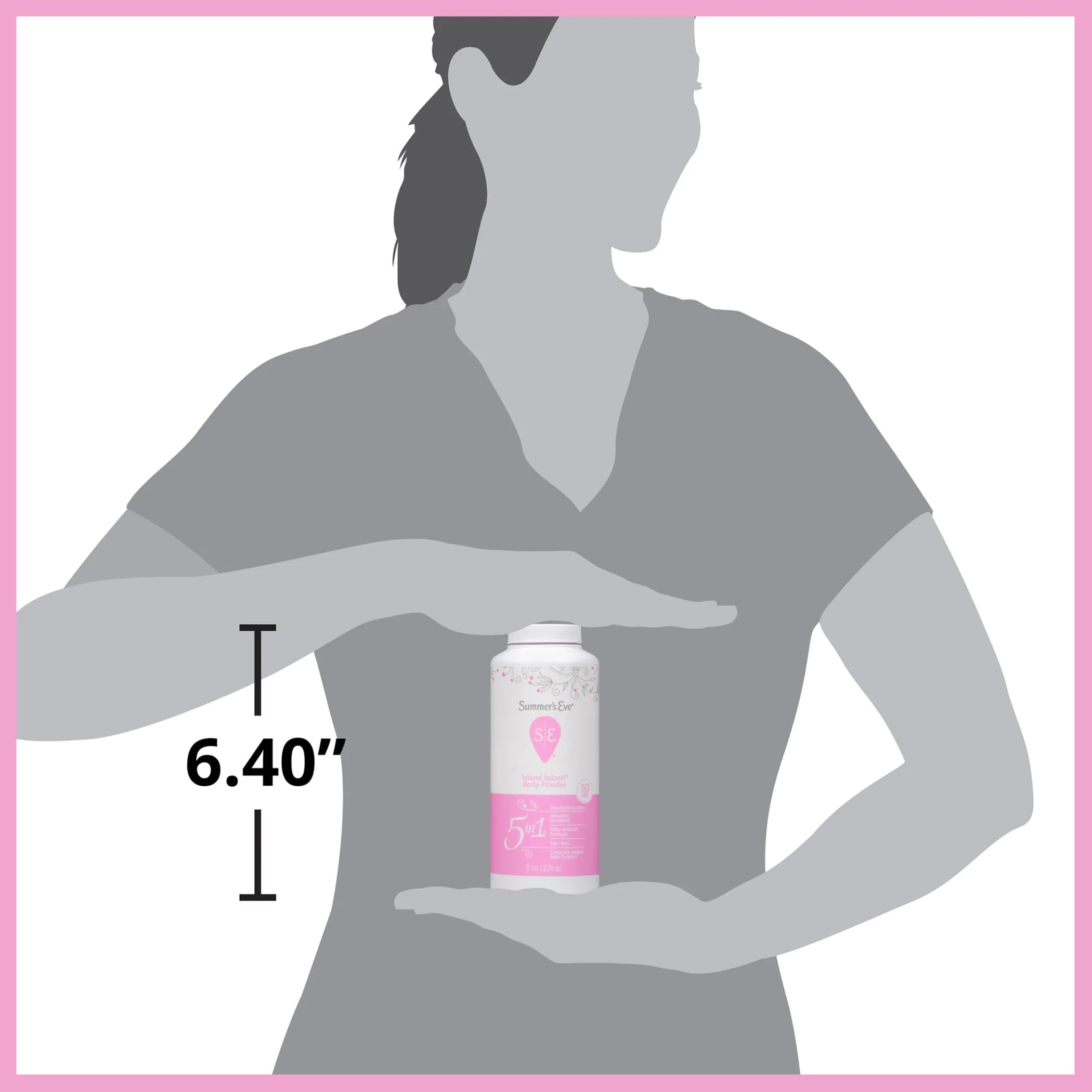 Summer's Eve Island Splash Body Powder for Women with Talc-Free, Odor-Neutralizing and Moisture-Absorbing Formula, 8 Oz, Pack of 3 - Image 8