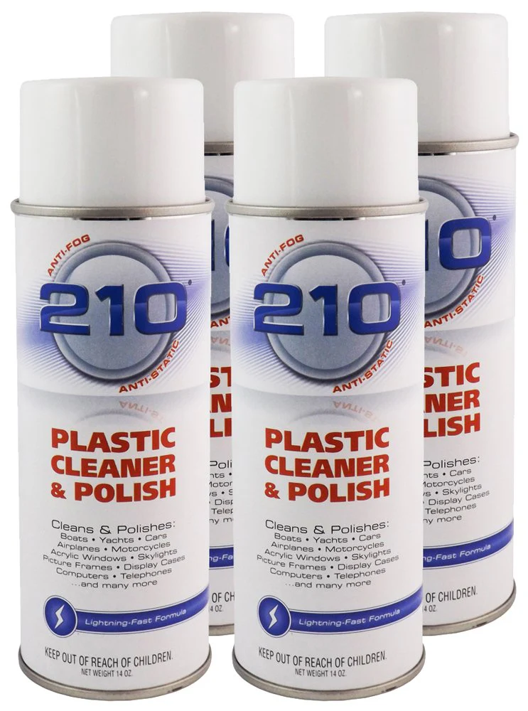 Sumner Laboratories 23304C-4PK 210 Plastic Cleaner/Polish Aerosol - 56 fl. oz., 4 Pack