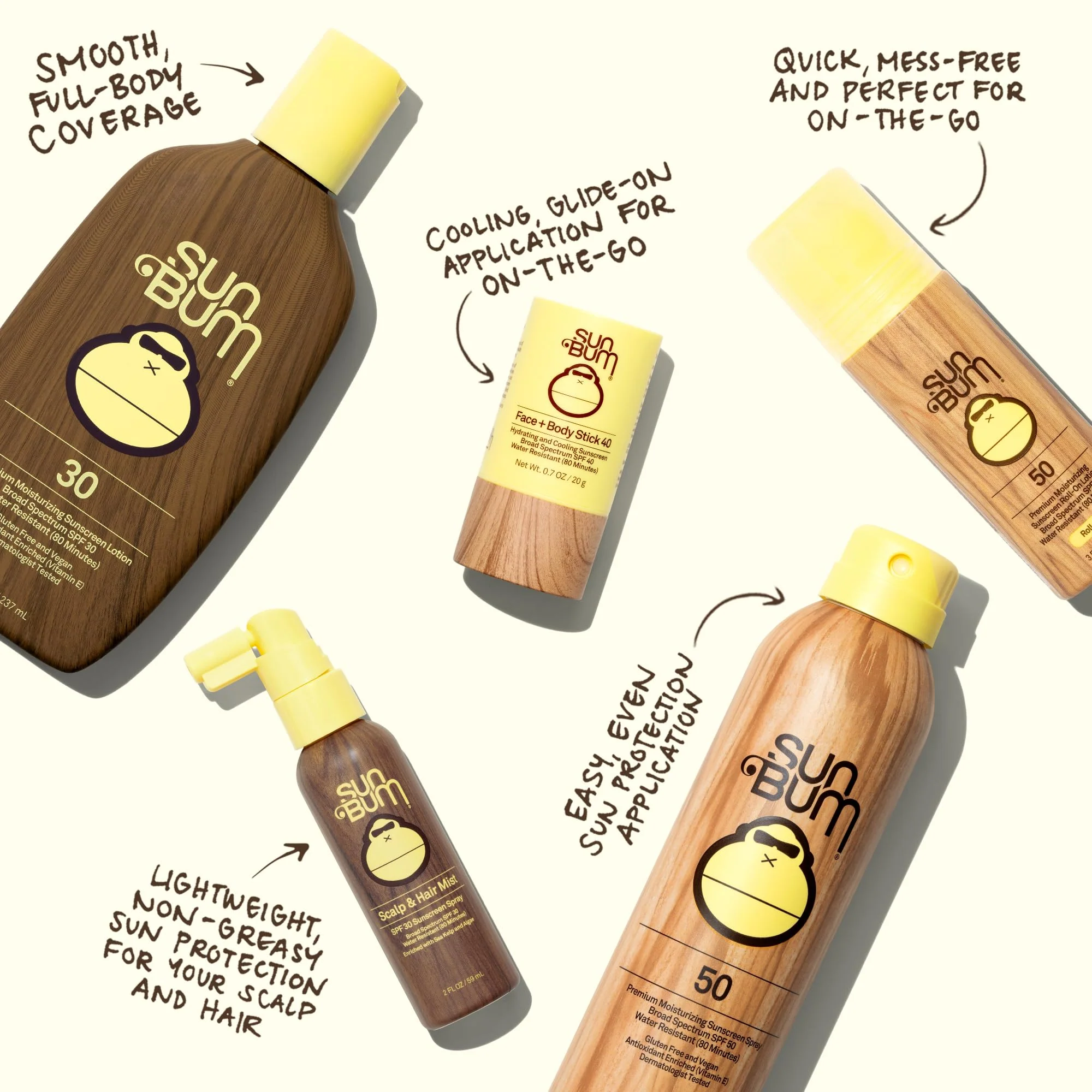 Sun Bum Original Spf 50 Sunscreen Lotion with Sonny Sticker Vegan and Hawaii 104 Act Compliant (Octinoxate & Oxybenzone Free) Broad Spectrum Moisturizing UVA/UVB Sunscreen With Vitamin E 8 oz 2 Pack - Image 4