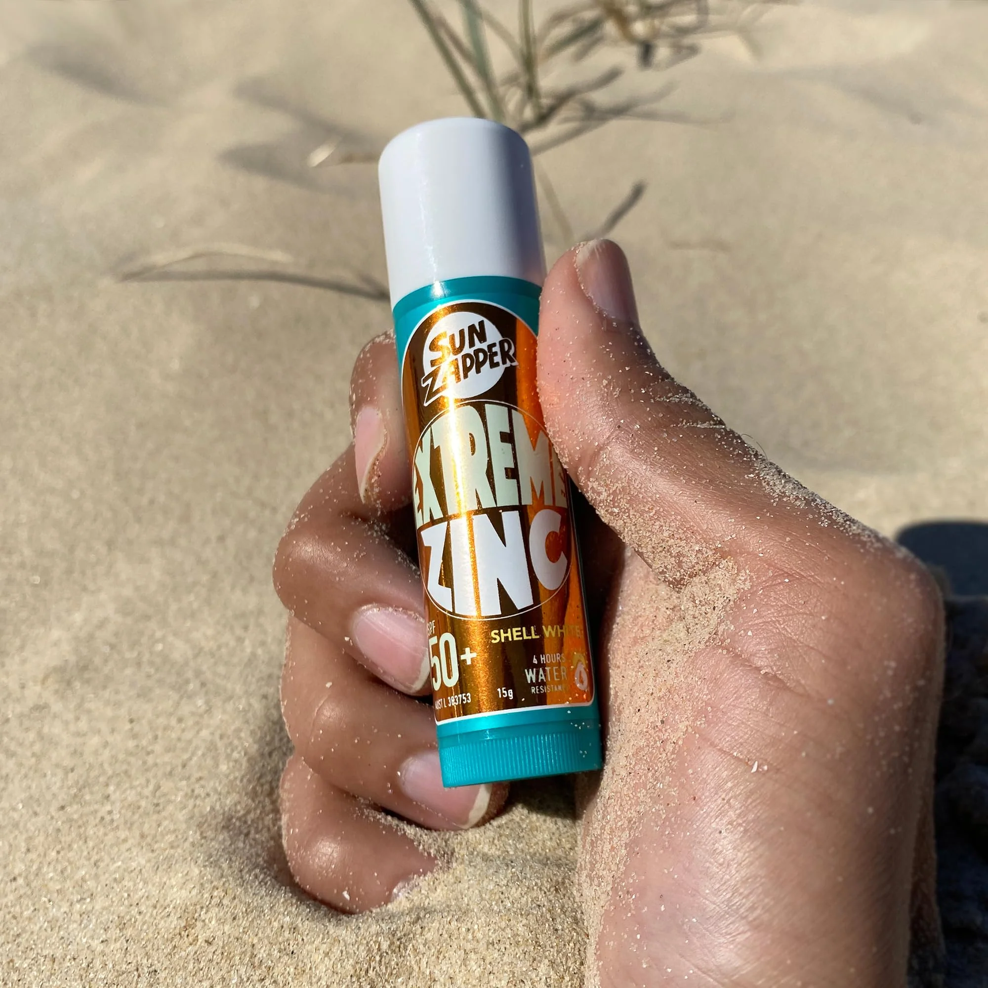 Sun Zapper Extreme Zinc Sunscreen Stick SPF 50+ Bronze – Water Resistant Mineral Sunscreen for Face, Zinc Oxide Surf Sunscreen Stick for Surfing and Water Sports, 15g (0.53 oz), Australian Made - Image 3