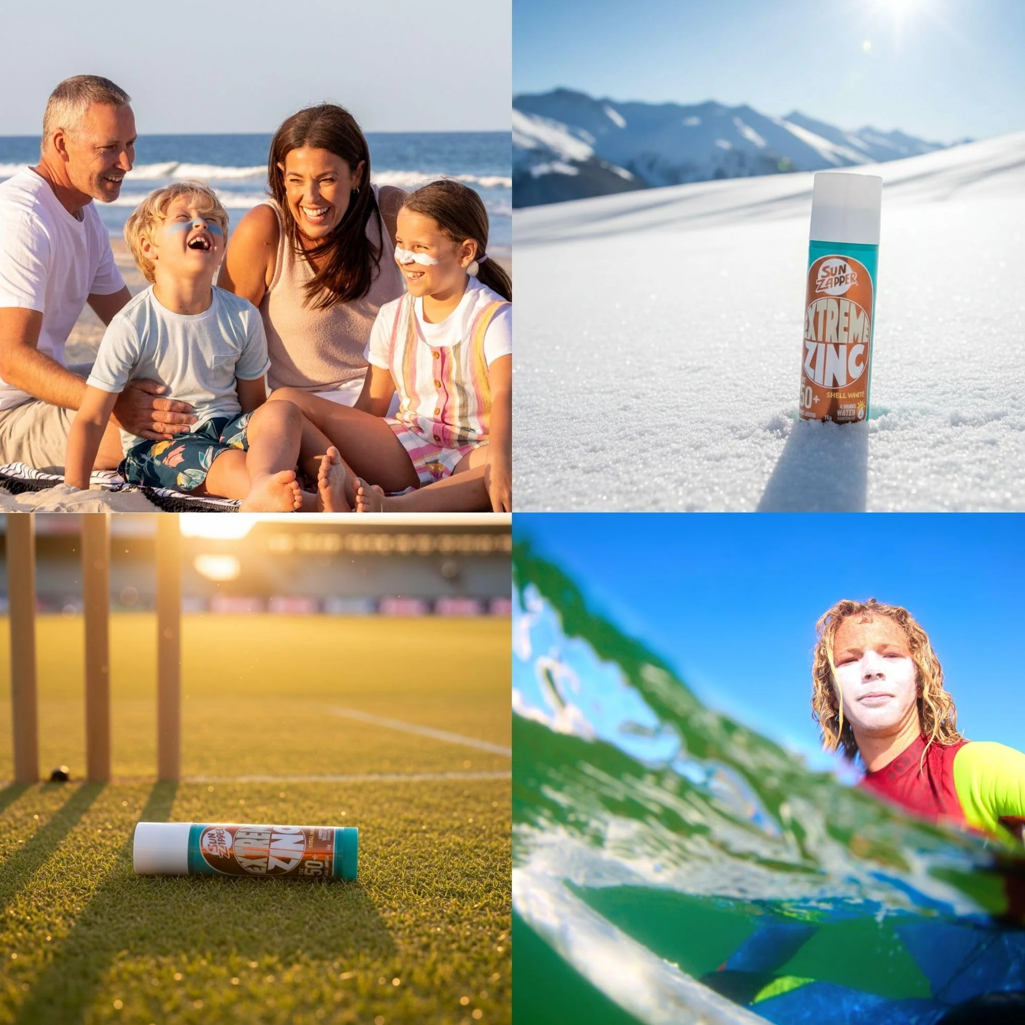 Sun Zapper Extreme Zinc Sunscreen Stick SPF 50+ Bronze – Water Resistant Mineral Sunscreen for Face, Zinc Oxide Surf Sunscreen Stick for Surfing and Water Sports, 15g (0.53 oz), Australian Made - Image 4