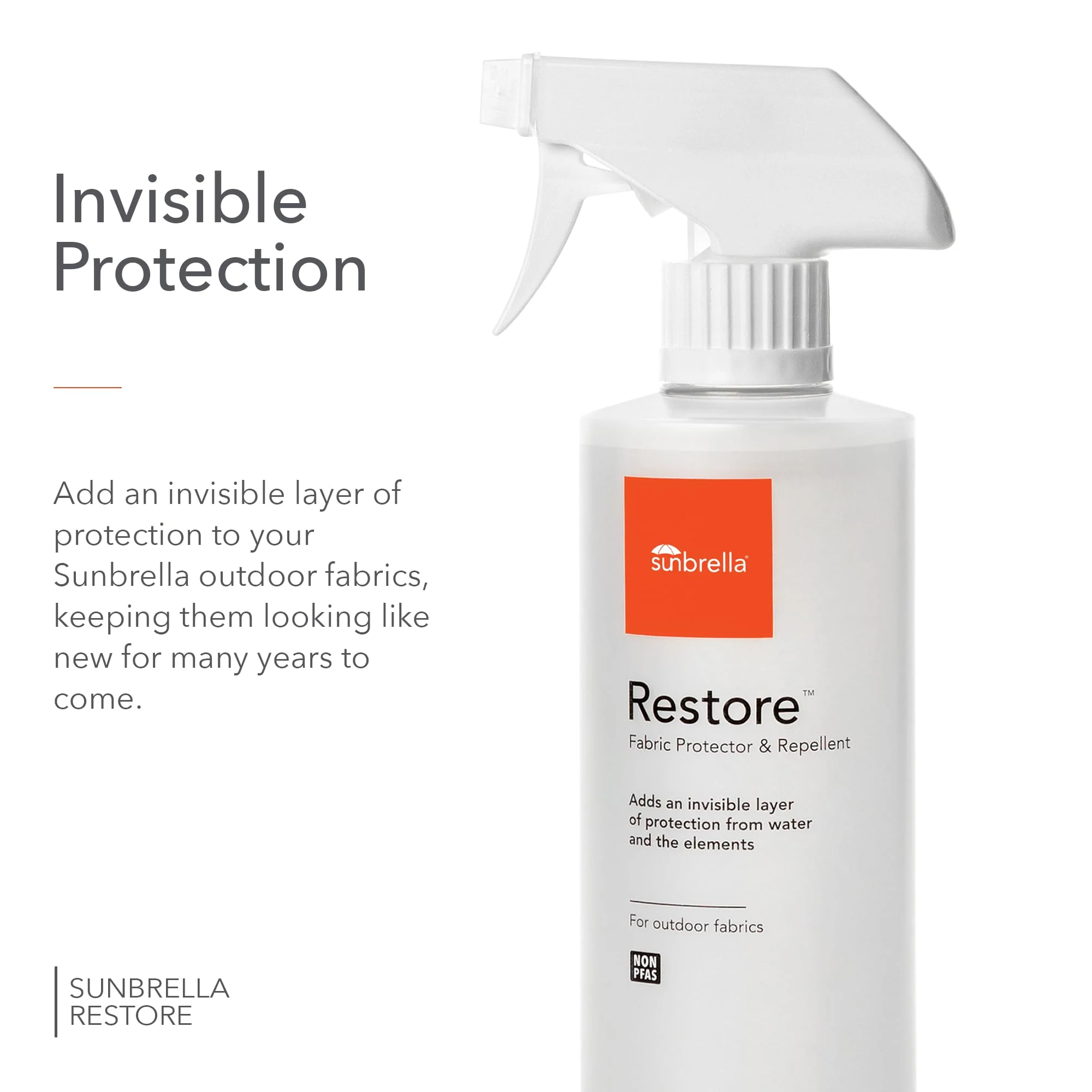 Sunbrella Total Care Kit | Clean, Protect & Restore Fabric & Upholstery | Fabric Cleaner, Stain Remover, and Protector Bundle | 16 fl oz / 5 fl oz - Image 4