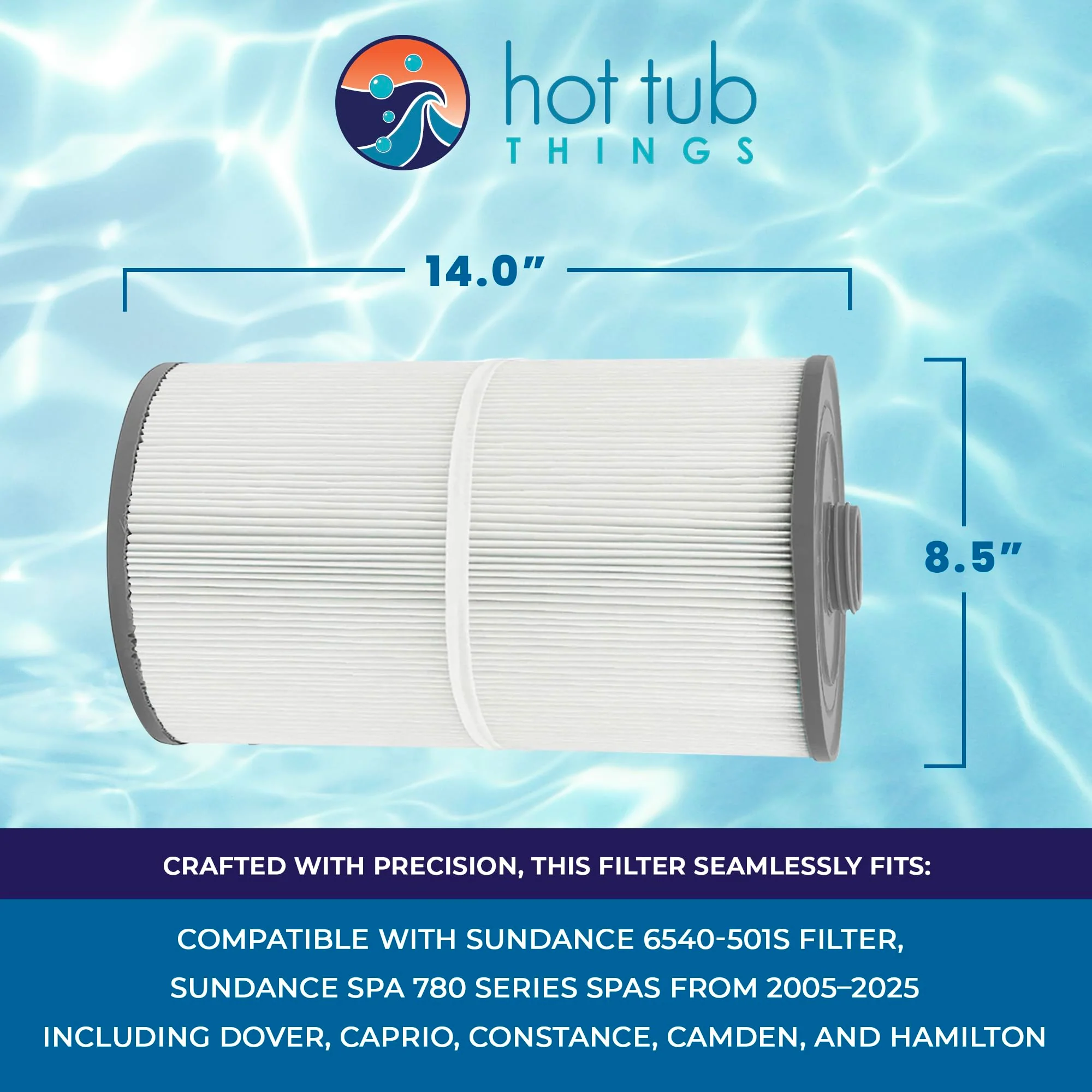 Sundance 6540-501 Microclean Filter Cartridge 75sq ft - Image 5