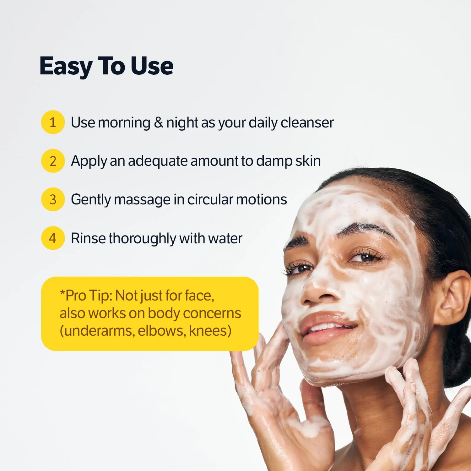 SUNGBOON EDITOR Kojic Turmeric Capsule Brightening Cleanser for Uneven Spots, Acne-prone Skin & Blackhead | Low pH Gentle Gel Face Wash | Kojic Acid & Niacinamide | Korean Skincare - Image 3
