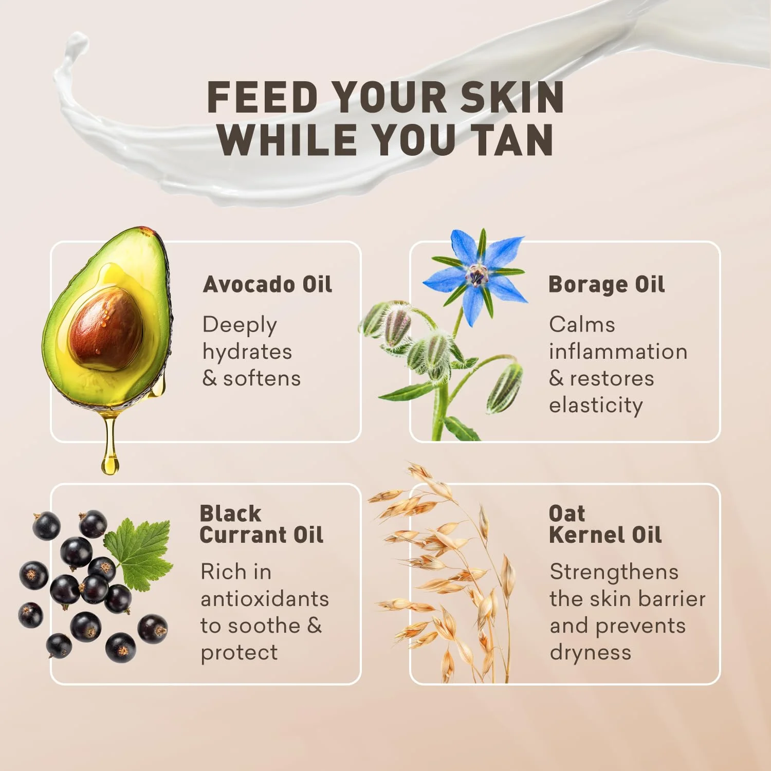 Sunless Tanning Lotion Dark Tones | Indoor Self-Tanner | Dark Tanning | Body Tanning Lotion | Sun Kiss Glow | Self-Tanning Lotion with Bronzer | Just Nutritive | 8 Oz - Image 2