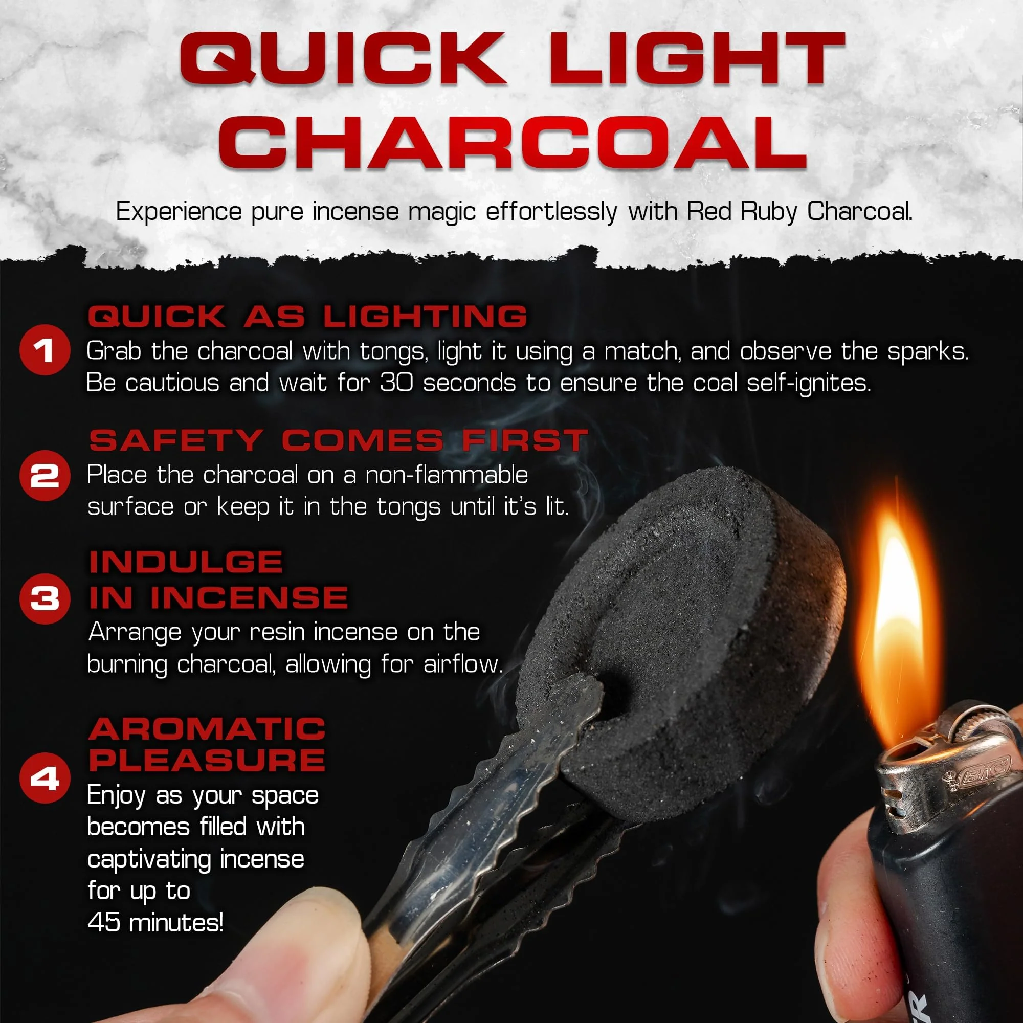 Sunlight Charcoal Instant Light Coals – Incense Coal Disks – Coal Tablets – Charcoal Disks – 200 Coals – 33 mm Quick Light Briquettes – Slow Burn/Low Smoke - Image 6