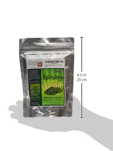 Sunlit Best - USDA Organic Spirulina Tablet - Natural Super Greens Supplements for Immune Support, Gut Health & Boost Energy Tablets with Chlorophyll, Vegan & High Protein Non GMO, 1000 Superfood Tabs - Image 2