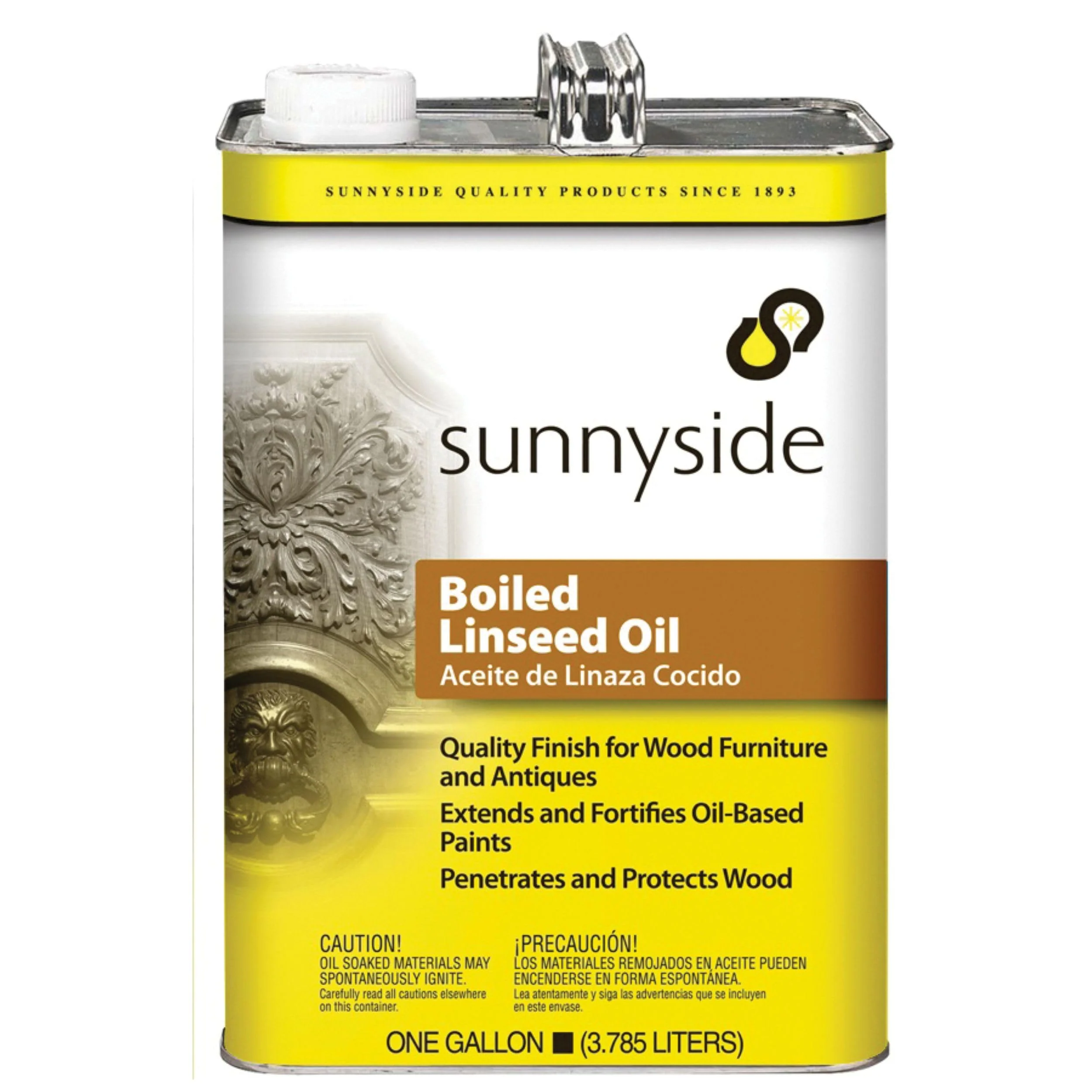 Sunnyside Corporation 872G1S Boiled Linseed Oil, Gallon, 128 FL Oz