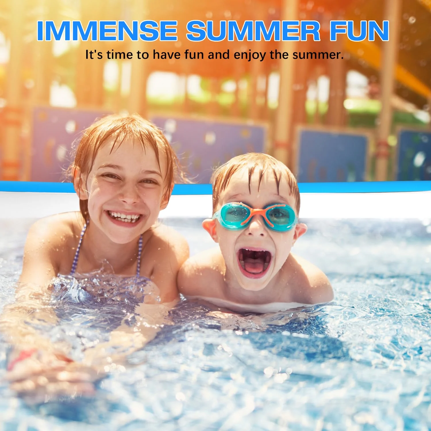 Sunrio 2025 Upgrade Inflatable Pool for Kids and Adults-120"*72"*22" Full-Sized Inflatable Swimming Pool Leakproof Blow Up Above Ground for Backyard Outdoor Garden Summer Water Party Pink - Image 2