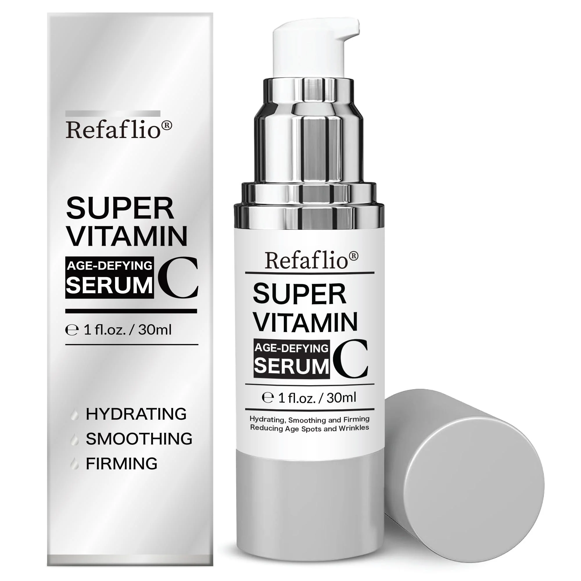 Super Vitamin C Serum for Women over 70, Wrinkle Cream for Face, Anti Aging Cream, Hydrates, Softens, Lifts and Firms Super Vitamin C Serum (30ml, Orange)