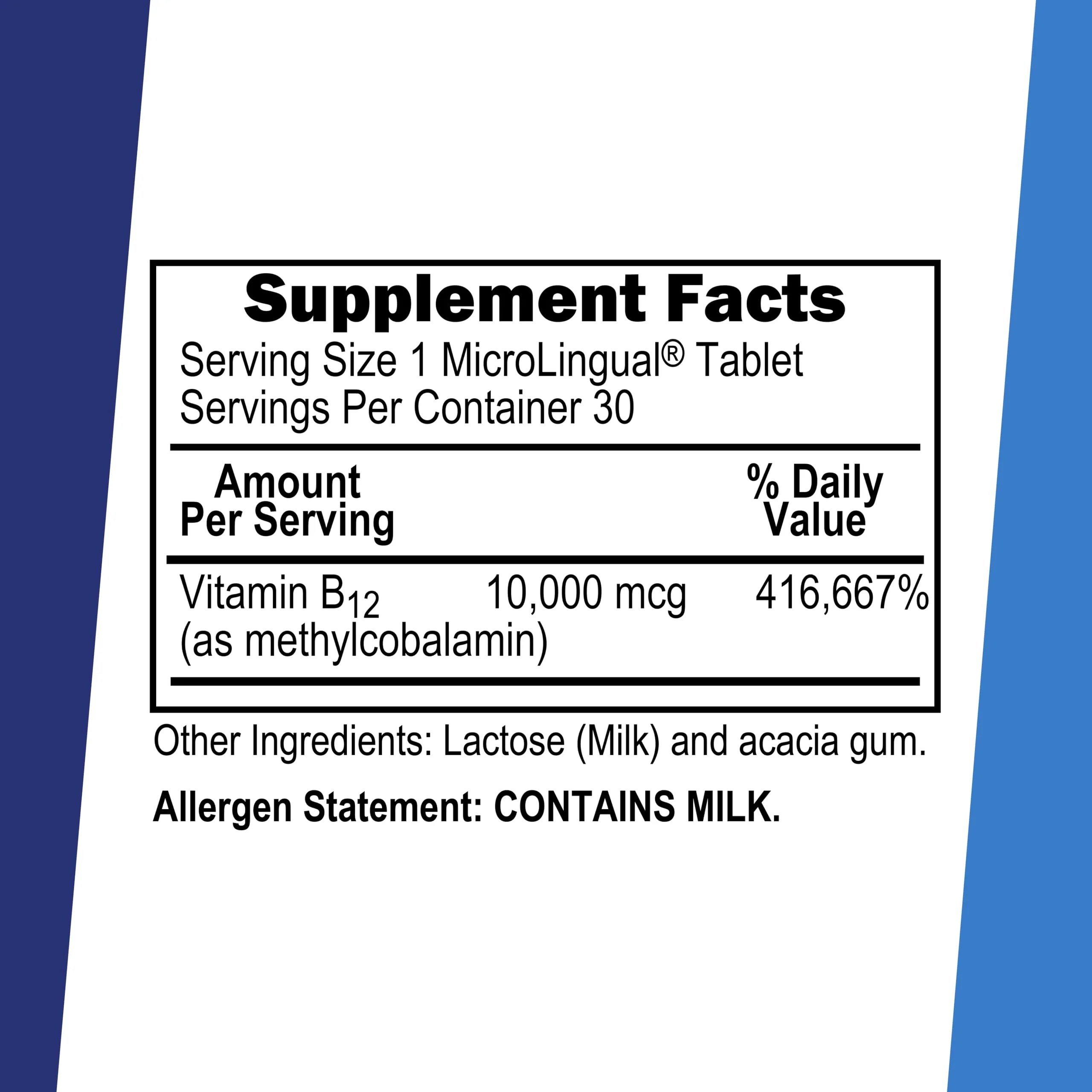 Superior Source No Shot Methylcobalamin B-12 10000 mcg - Vitamin B-12 to Support Energy Production, Brain Health & Overall Wellness - Sublingual Tablets for Quick Absorption - 30 Dissolving Tablets - Image 2