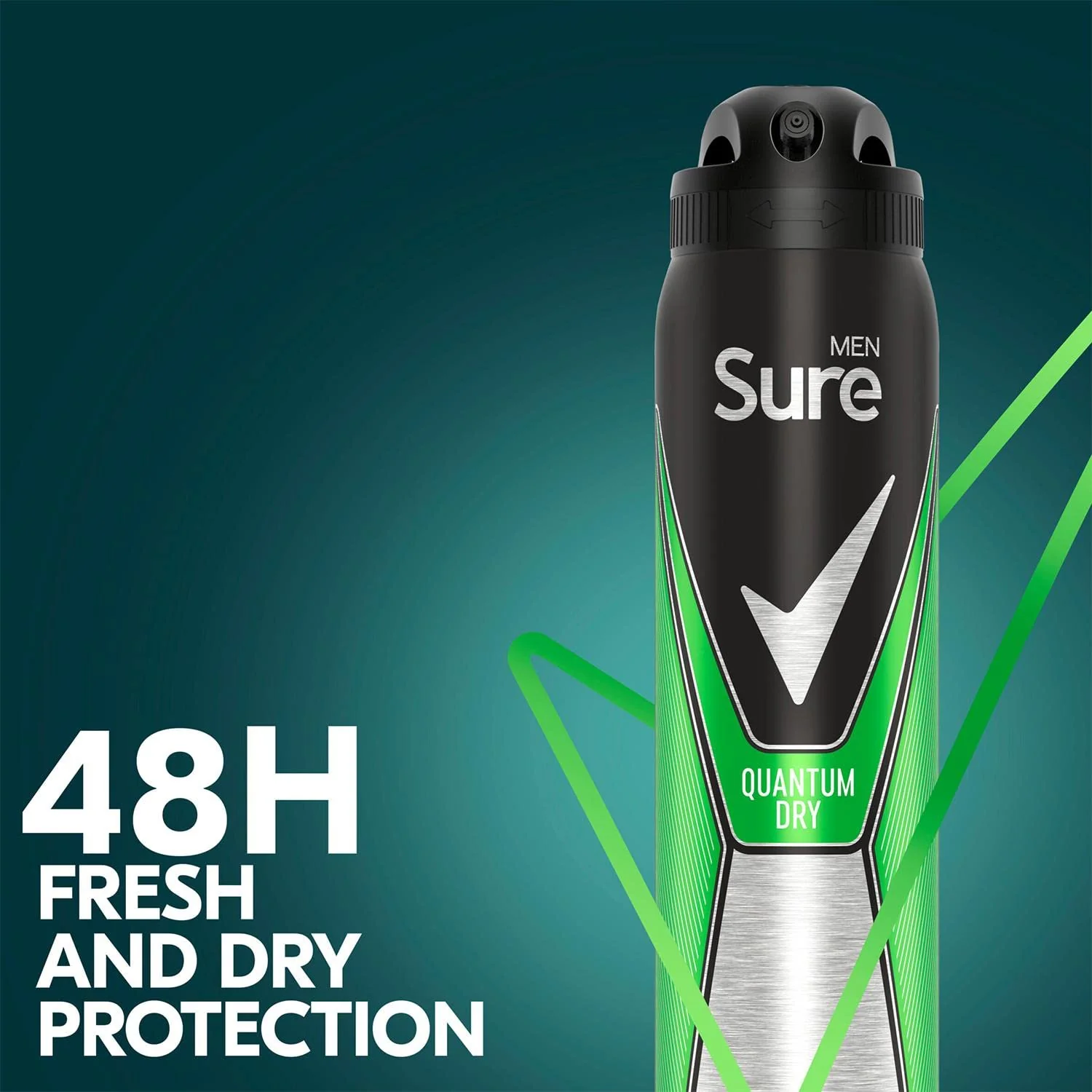 Sure Cotton Dry 48h protection against sweat and odour Anti-perspirant Aerosol MotionSense technology deodorant 250 ml - Image 3