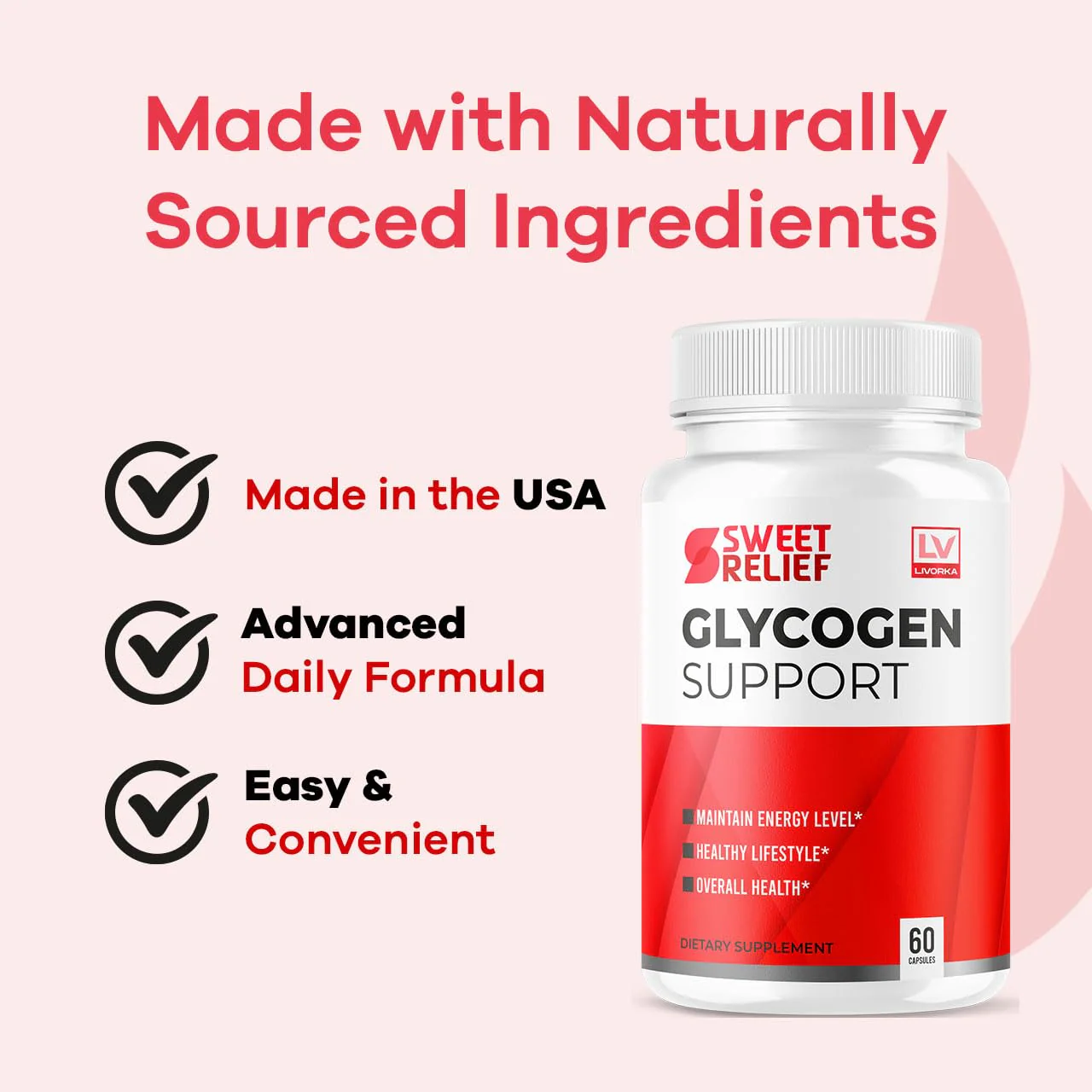 Sweet Relief Capsules - Official SweetRelief Advanced Premium Pills Supplement Support - Maximum Strength, All Natural Formula for Overall Health & Wellness Reviews, 60 Capsules for 1 Month - Image 5